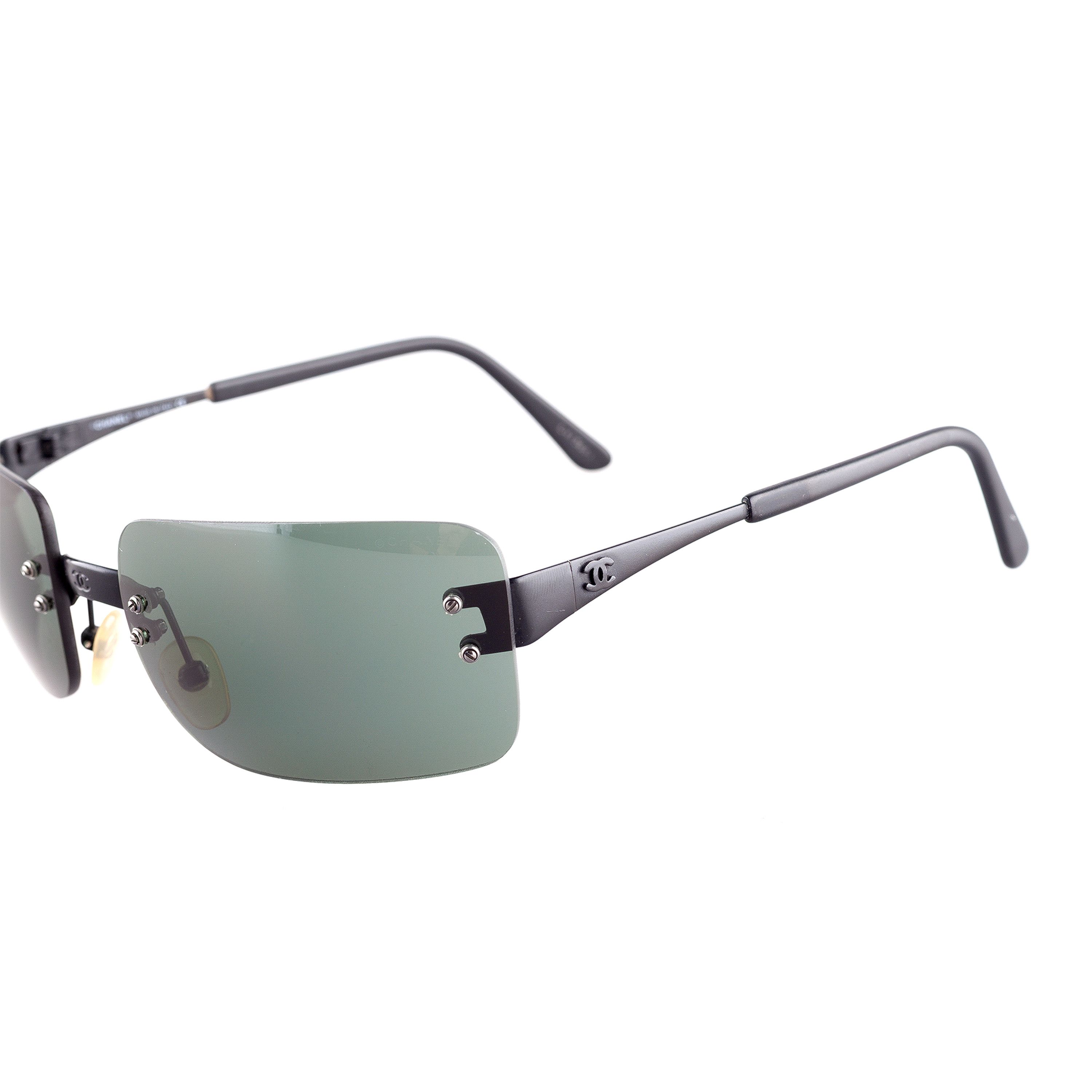 Chanel Chanel 4005 C.101/71 Rimless Vintage Sunglasses Size ONE SIZE - 3 Thumbnail