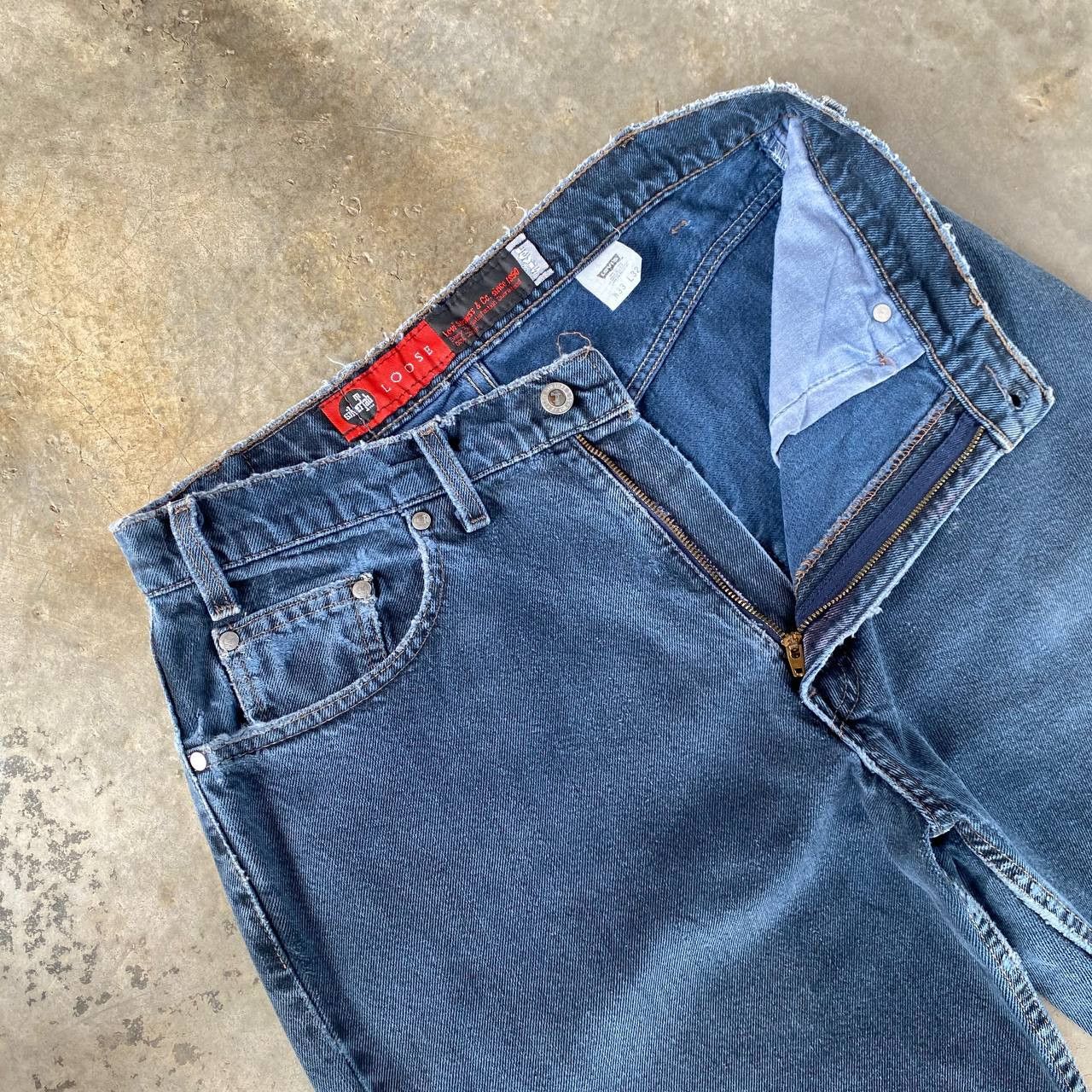 Levi's Vintage Clothing VINTAGE 1994 LEVIS SILVERTAB LOOSE BAGGY FADED BLACK W32X30" Size US 32 / EU 48 - 7 Thumbnail