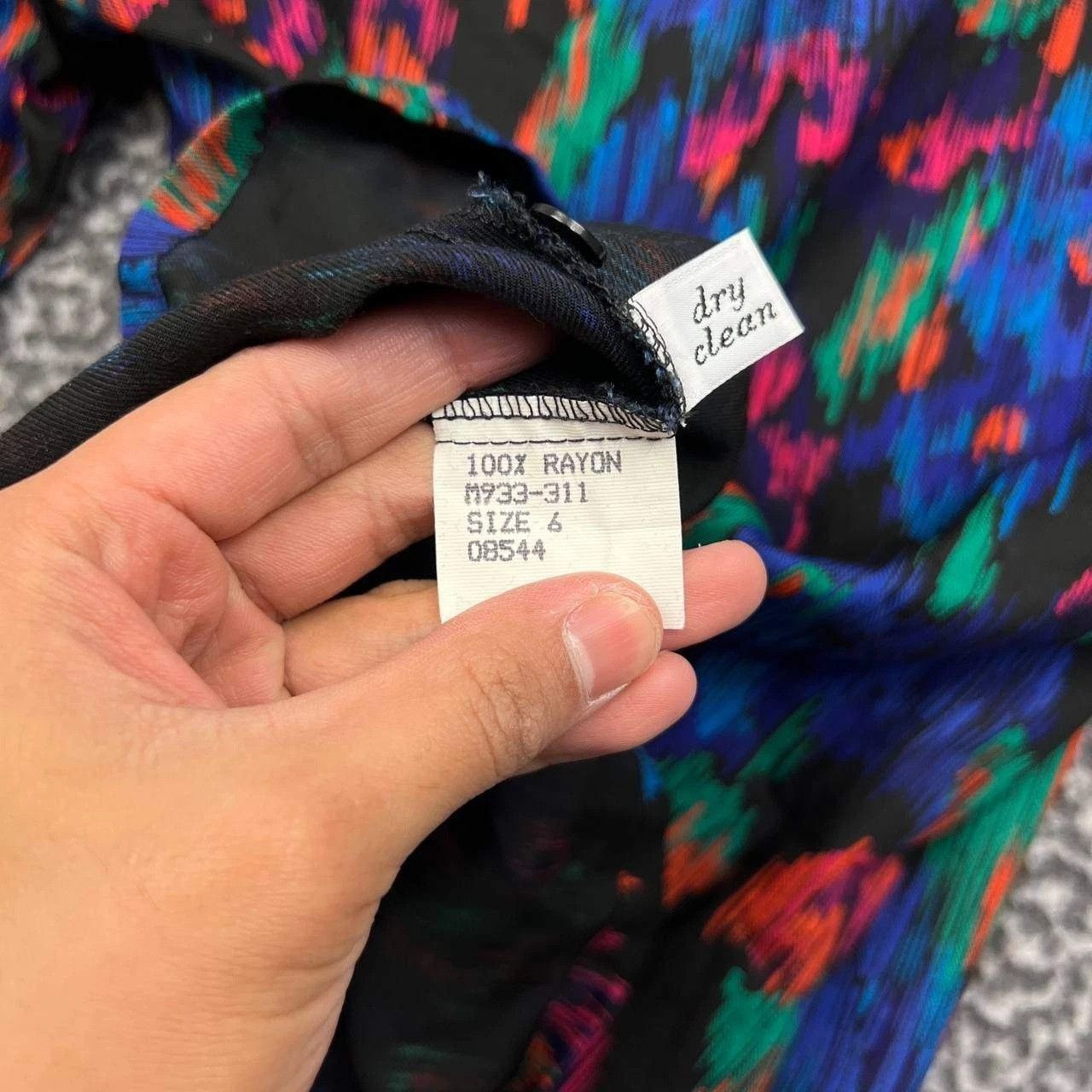 Pendleton Vintage Miss Sophisticates Blouse Women 6 Abstract Size M / US 6-8 / IT 42-44 - 5 Thumbnail