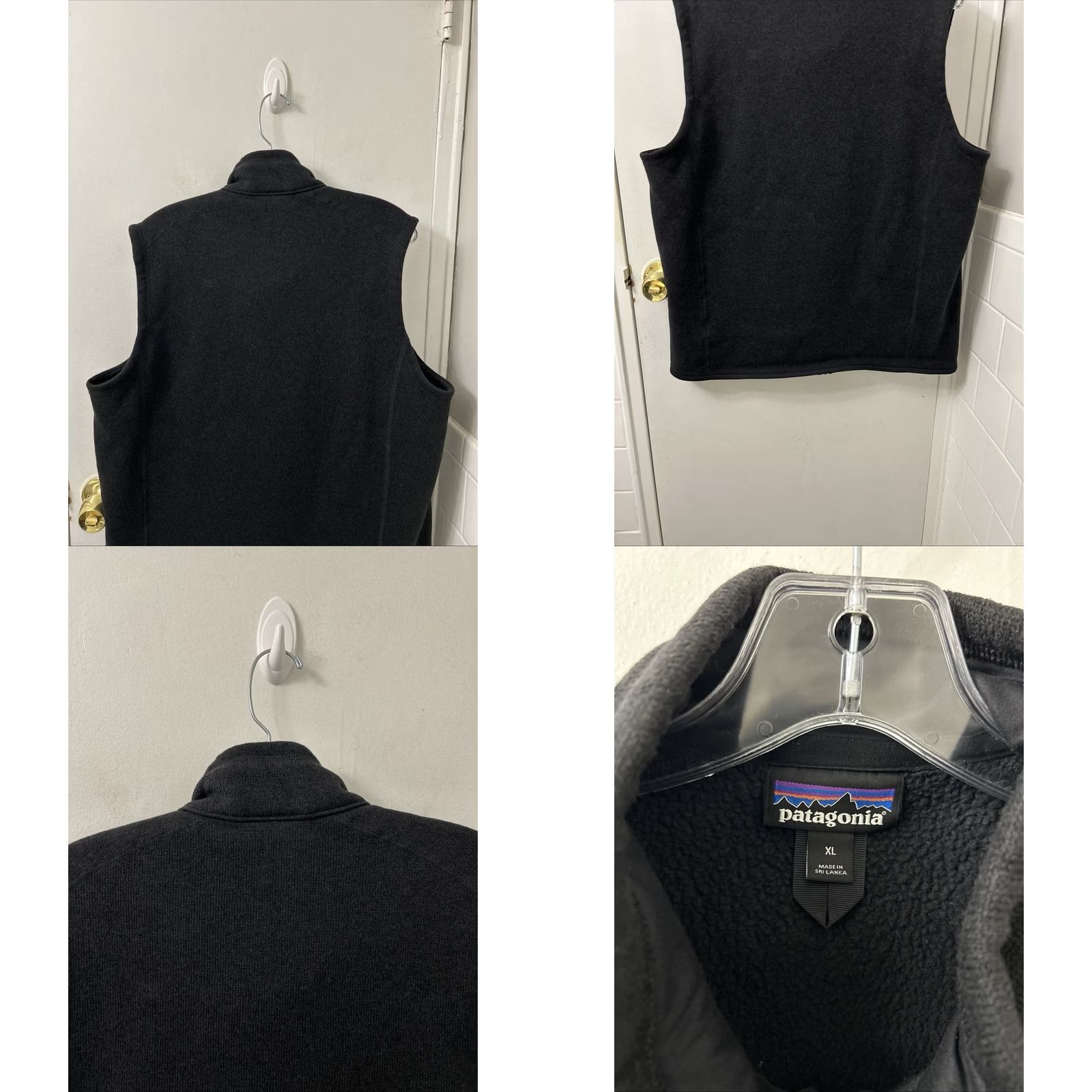 Patagonia Patagonia Better Sweater Vest Mens XL Black Fleece Full Zip Zipper Pockets Logo Embroidered Stand-Up Collar Size US XL / EU 56 / 4 - 8 Thumbnail