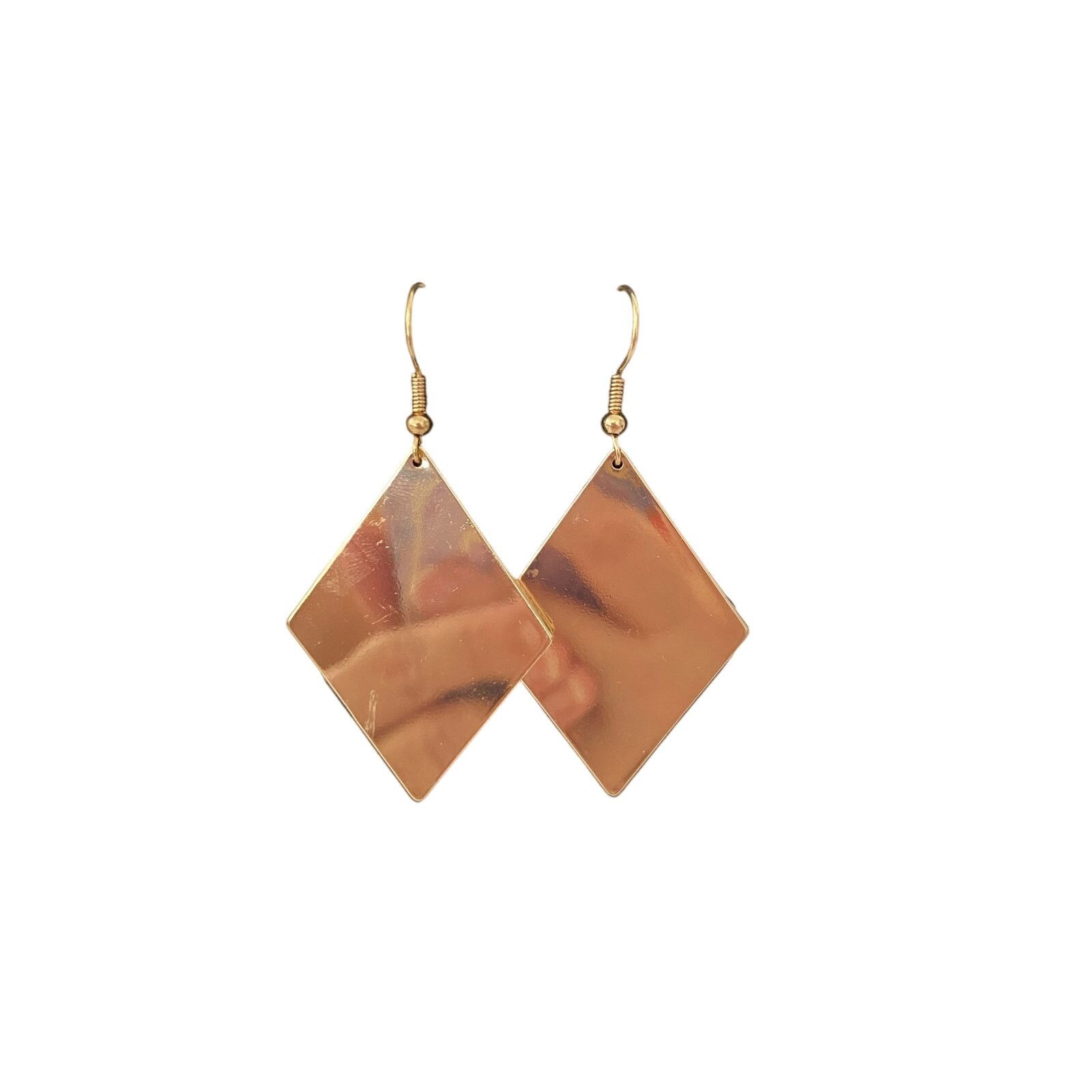 Handmade Upcycled diamond earrings Size ONE SIZE - 1 Thumbnail