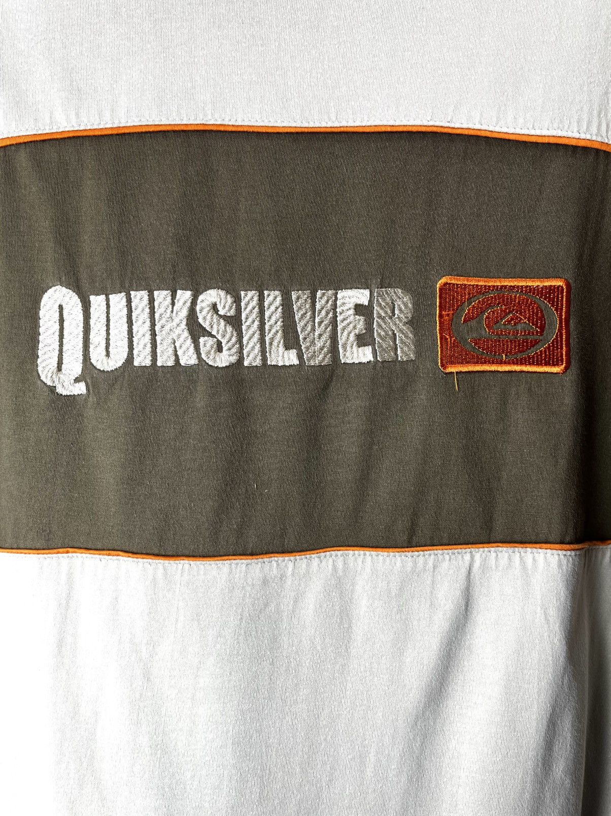 Quiksilver 1990’s Vintage Quiksilver Embroidered Logo T Shirt Size US M / EU 48-50 / 2 - 2 Thumbnail