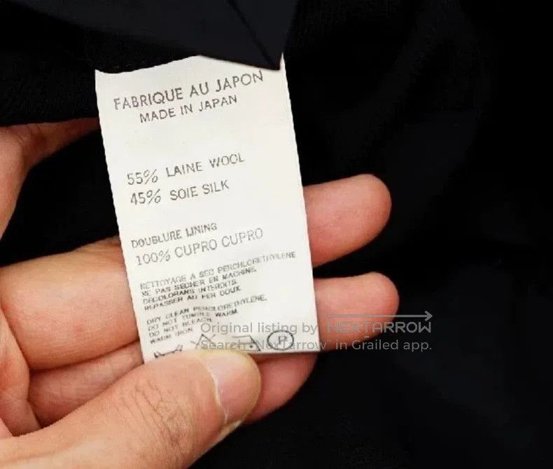 Yohji Yamamoto Yohji Yamamoto Wool Silk Blend Suit Jacket Size US L / EU 52-54 / 3 - 6 Thumbnail