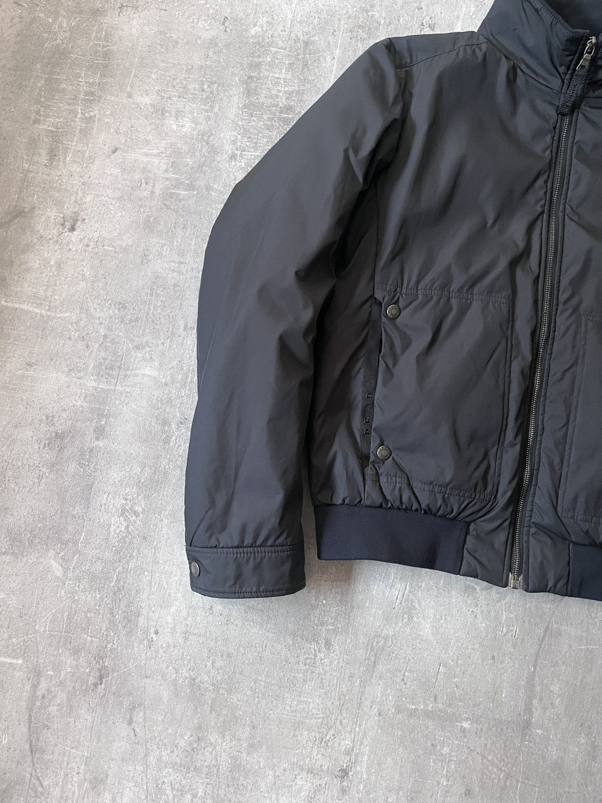 Prada Prada F/W 2007 Bomber jacket black nylon Size US L / EU 52-54 / 3 - 3 Thumbnail