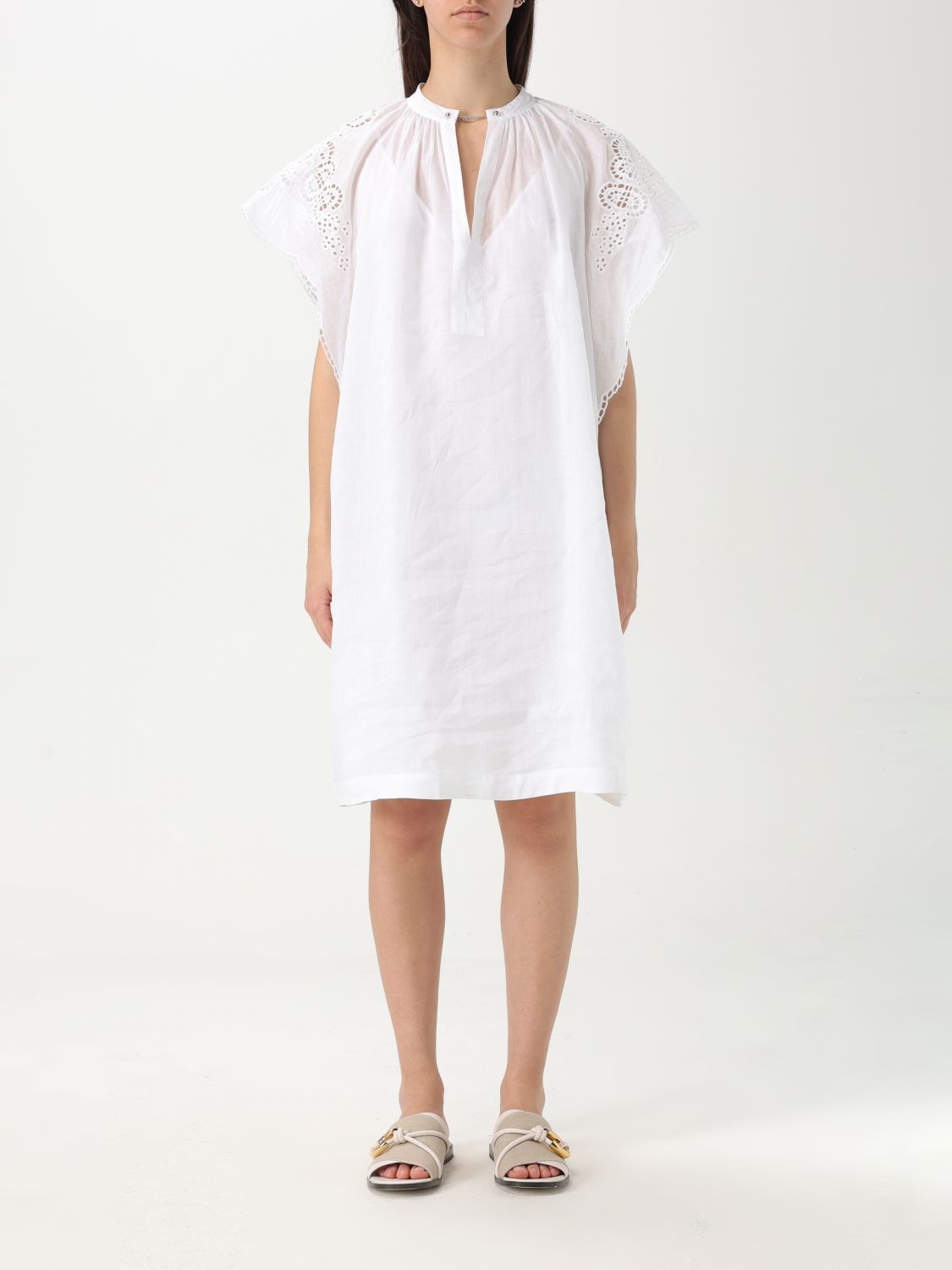 Max Mara Max Mara Dress Woman White Size M / US 6-8 / IT 42-44 - 1 Preview