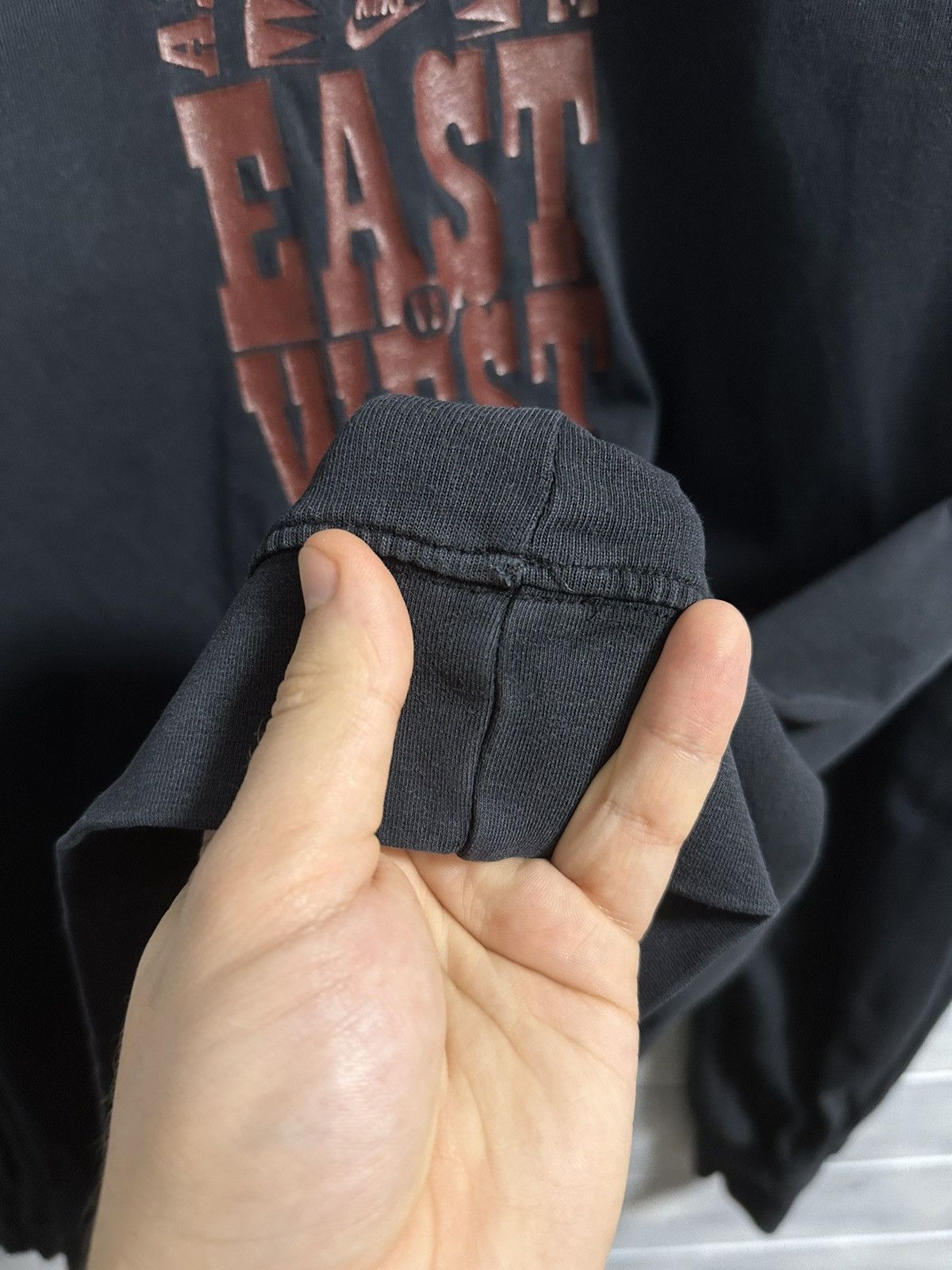 Nike Rare Vintage Long-Sleeve Nike East West 1972 Drill. Size US L / EU 52-54 / 3 - 8 Thumbnail