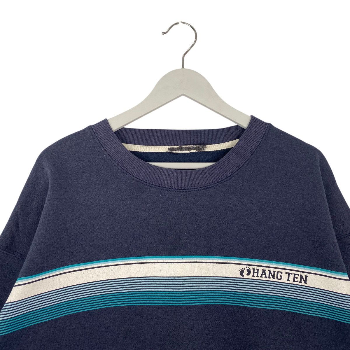 Vintage Vintage Hang Ten Surf Sweatshirt Crewneck Blue Size L Size US L / EU 52-54 / 3 - 4 Thumbnail