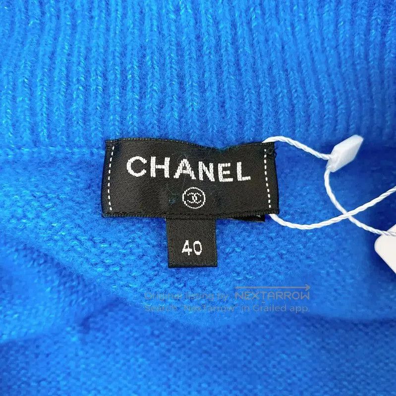 Chanel Chanel Blue Wool Midi Skirt for Women . Size 30" / US 8 / IT 44 - 7 Thumbnail