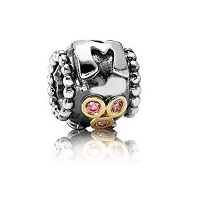 pandora PANDORA Mom Charm with Pink CZ - 790574CZS Size ONE SIZE - 1 Thumbnail