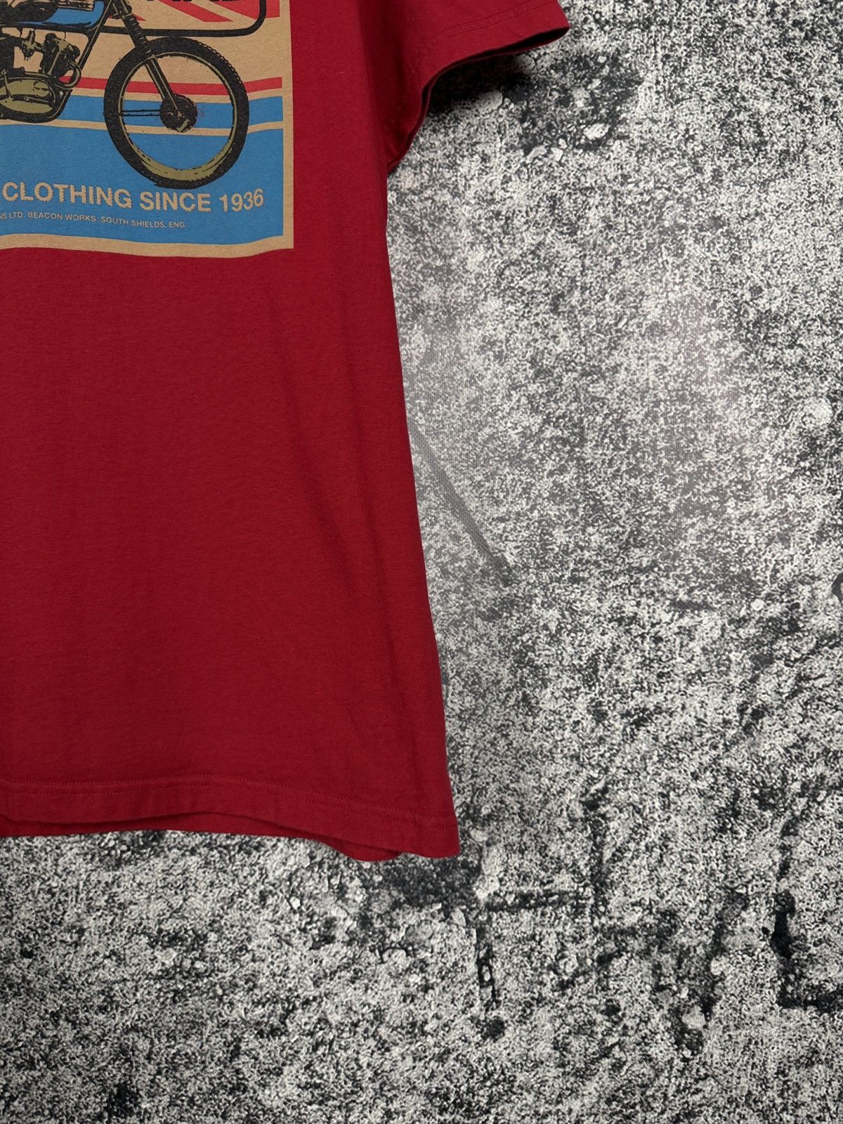 Barbour Barbour International Motorcycle Big Logo T-Shirt Size L Size US L / EU 52-54 / 3 - 5 Thumbnail