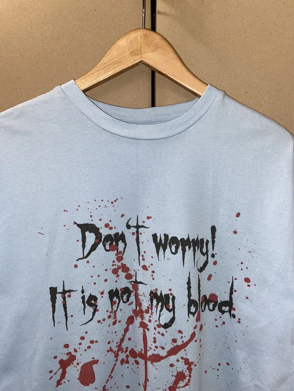 Vintage CRAZY VINTAGE HORROR FUNNY TEE Y2K T SHIRT BLOOD HUMOR Size US L / EU 52-54 / 3 - 7 Thumbnail