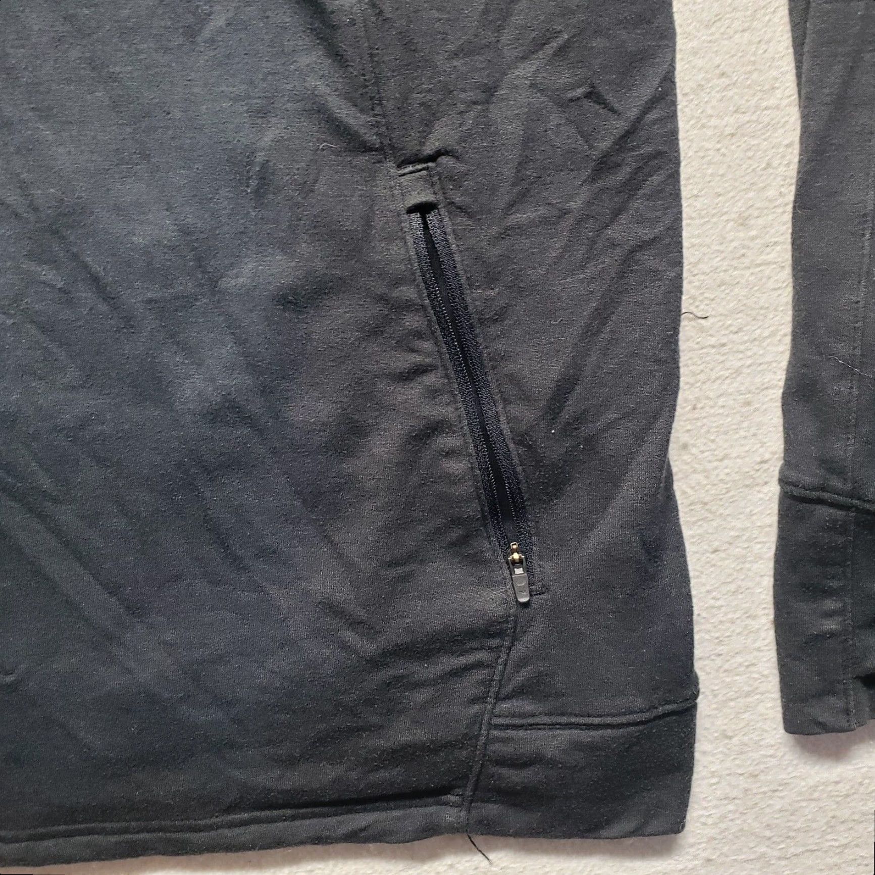 Under Armour Under Armour Sweatshirt Turtleneck Dark Gray Long Sleeve Women M Medium Pullover Regular Lightweight Fleece Solid Logo Size M / US 6-8 / IT 42-44 - 4 Thumbnail