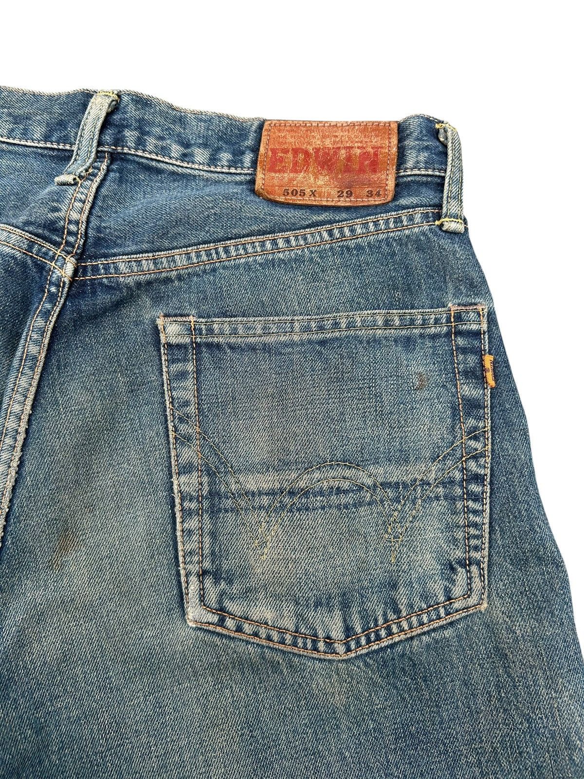 Kapital Vintage Edwin 505X Selvedge Distressed Rusty Denim Jeans Size US 29 - 11 Thumbnail