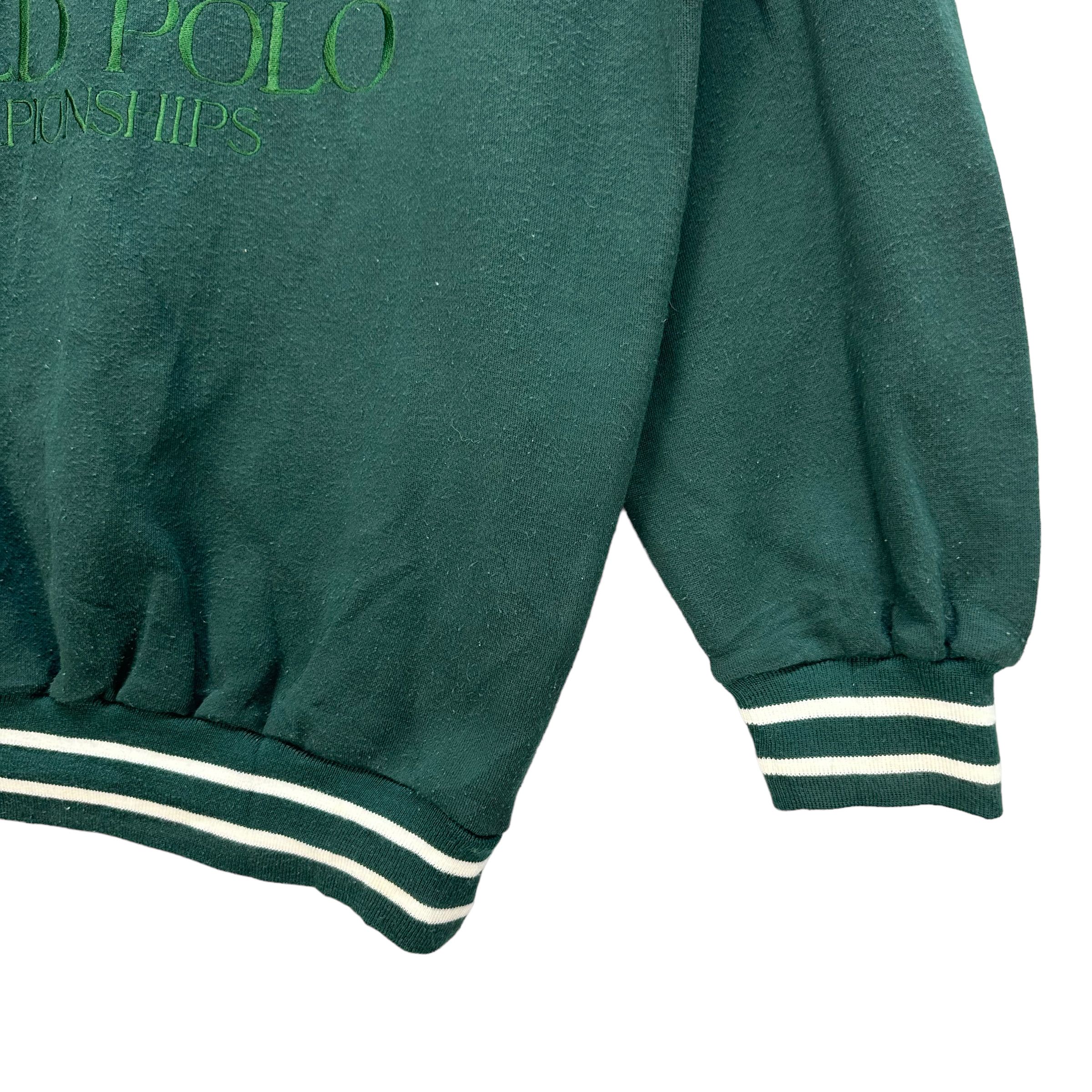 Japanese Brand WORLD POLO CHAMPIONSHIPS EMBROIDERY SWEATSHIRTS #7439-146 Size US L / EU 52-54 / 3 - 5 Thumbnail
