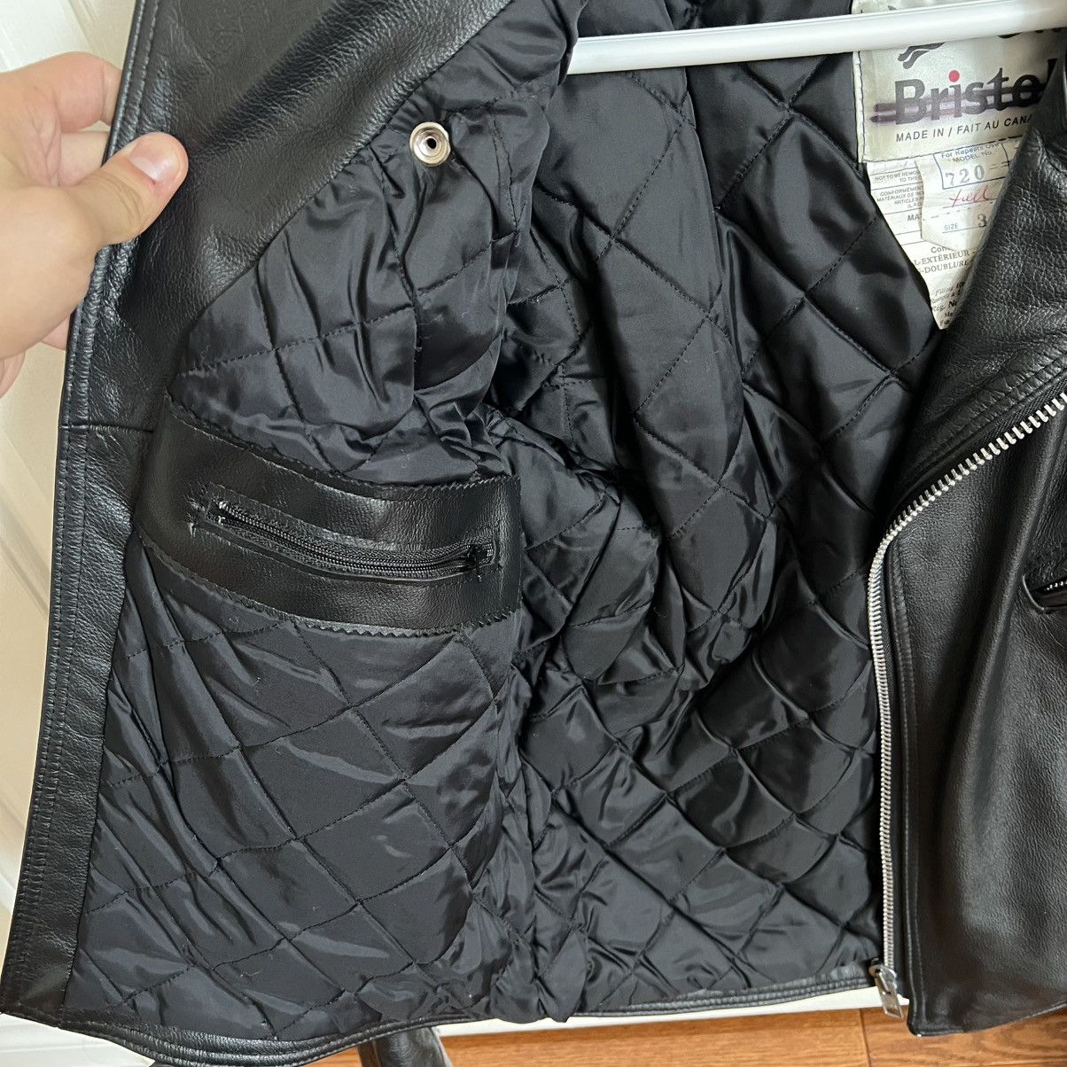 Vintage Leather Biker Jacket Vintage Heavy Real Leather Size US M / EU 48-50 / 2 - 7 Thumbnail