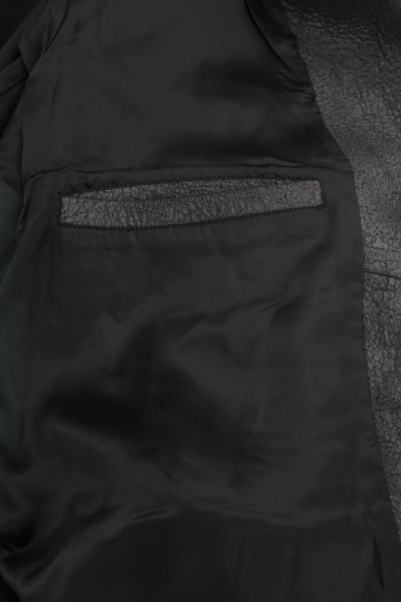 Diesel L-COAT-CRK XL Lambskin Leather Notch Lapel Coat 40084 Size US XL / EU 56 / 4 - 7 Thumbnail