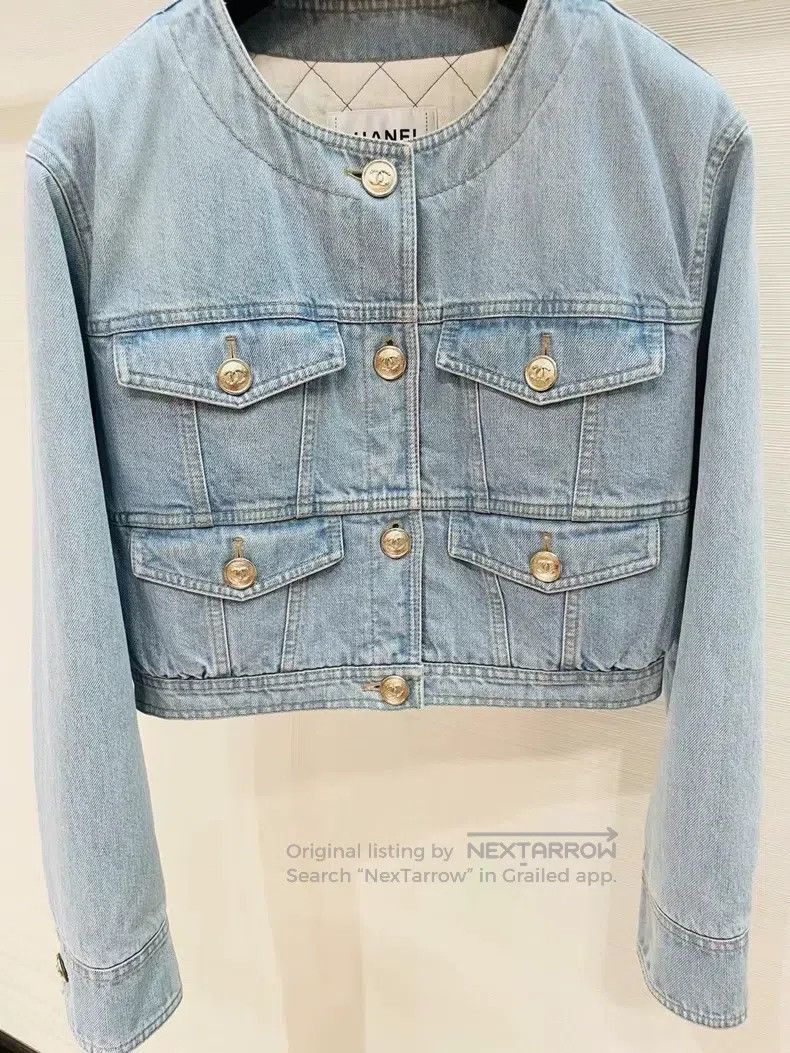 Chanel Chanel Denim cotton jacket Size XS / US 0-2 / IT 36-38 - 2 Thumbnail