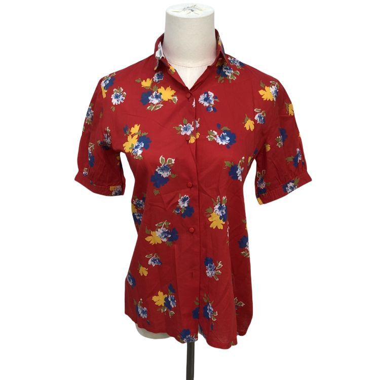 Dior Christian Dior Floral Button Up Shirt S Size S / US 4 / IT 40 - 1 Thumbnail