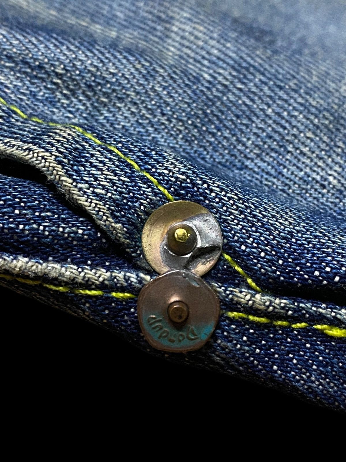 Kapital Dondup Distressed Wide Leg Jeans Vintage Washed Denim Size US 34 / EU 50 - 11 Thumbnail