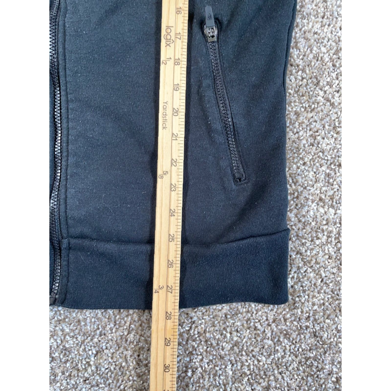 Vintage Alphalete Hoodie High Neck Zip Up Adult Medium Black Blue Sweatshirt Athleisure Size US M / EU 48-50 / 2 - 7 Thumbnail