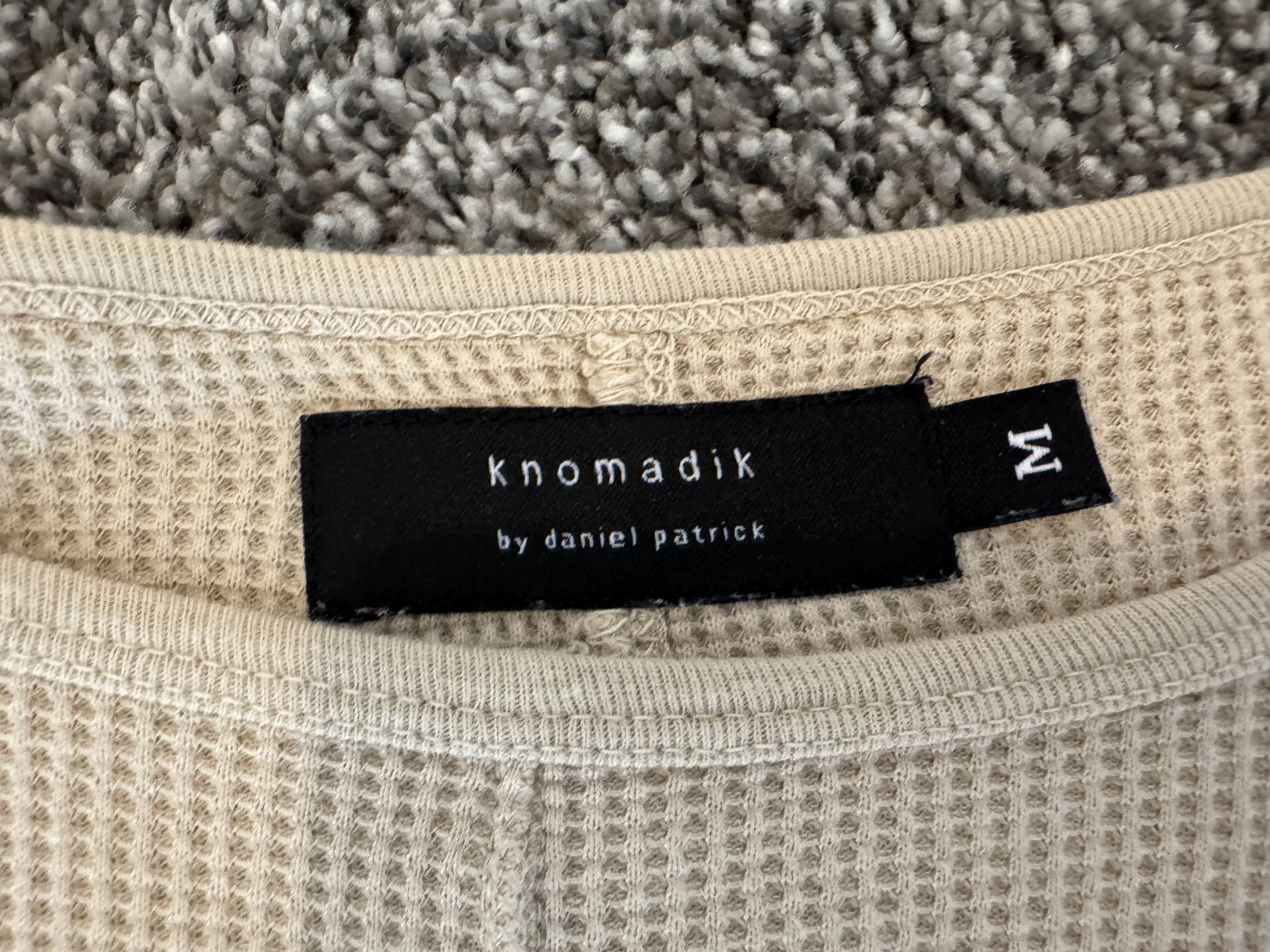 Daniel Patrick Knomadik Oversized Waffle Knit T-Shirt Size US M / EU 48-50 / 2 - 2 Thumbnail