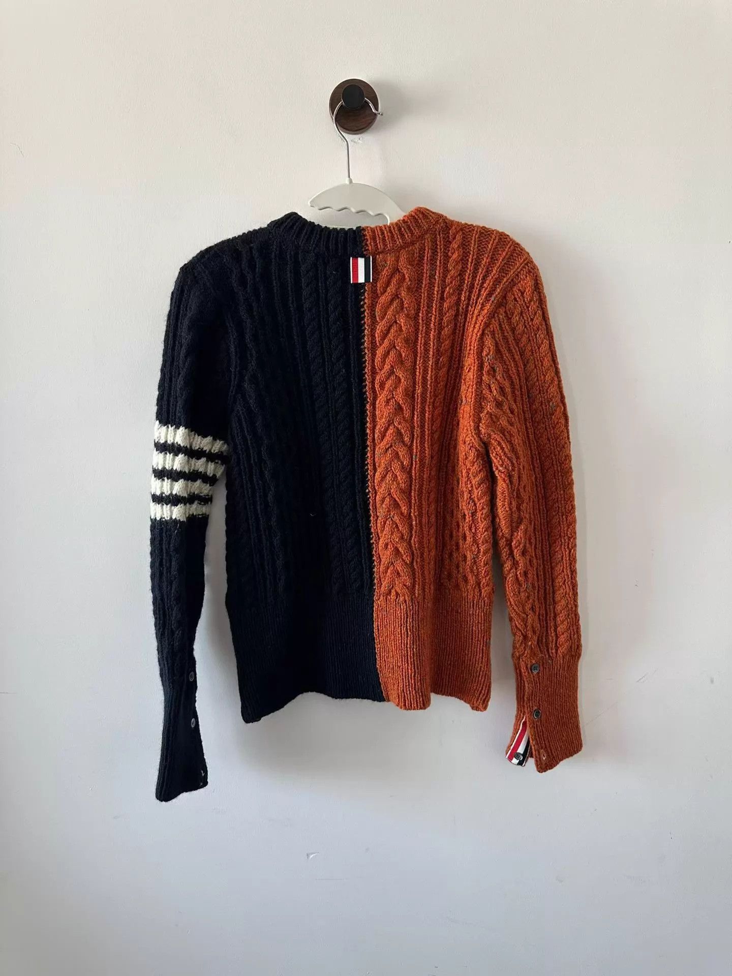 Thom Browne Thom Browne colorblock knit sweater 1 99 Size S / US 4 / IT 40 - 2 Thumbnail