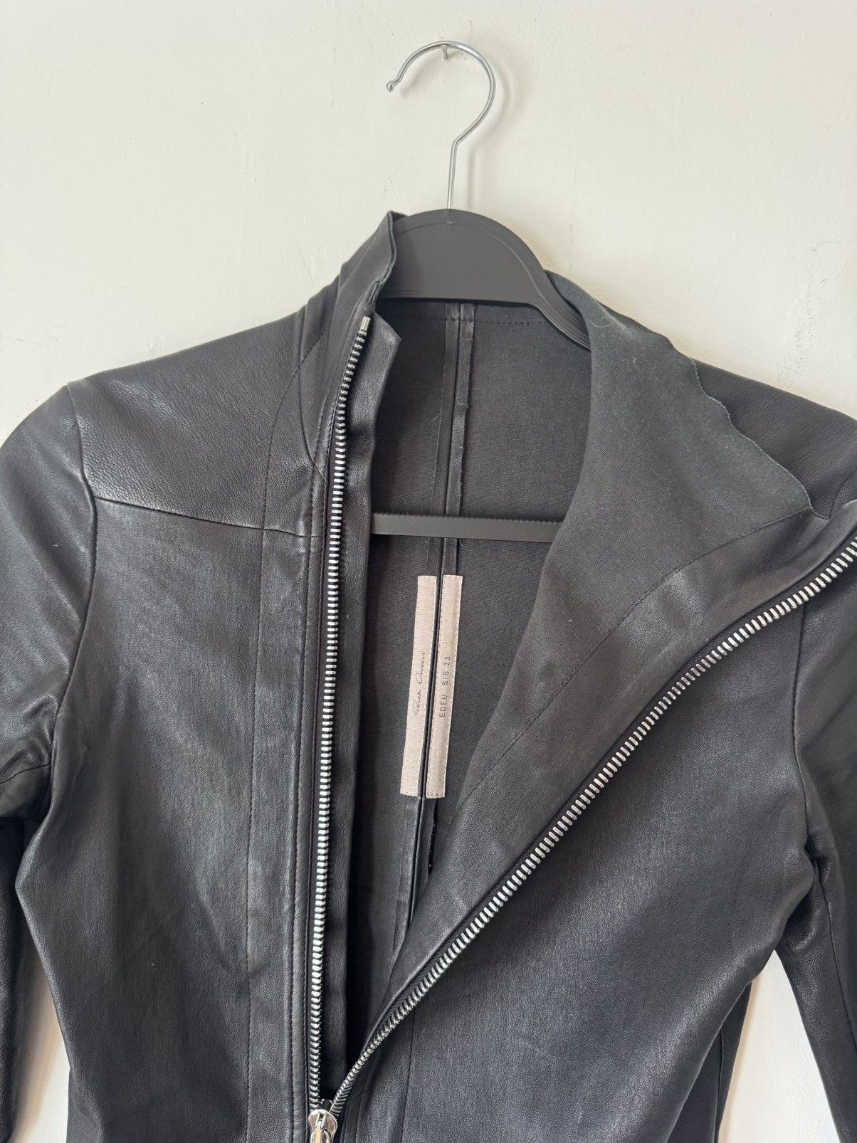 Rick Owens Rick Owens Temple Leather Jacket Size S / US 4 / IT 40 - 4 Thumbnail