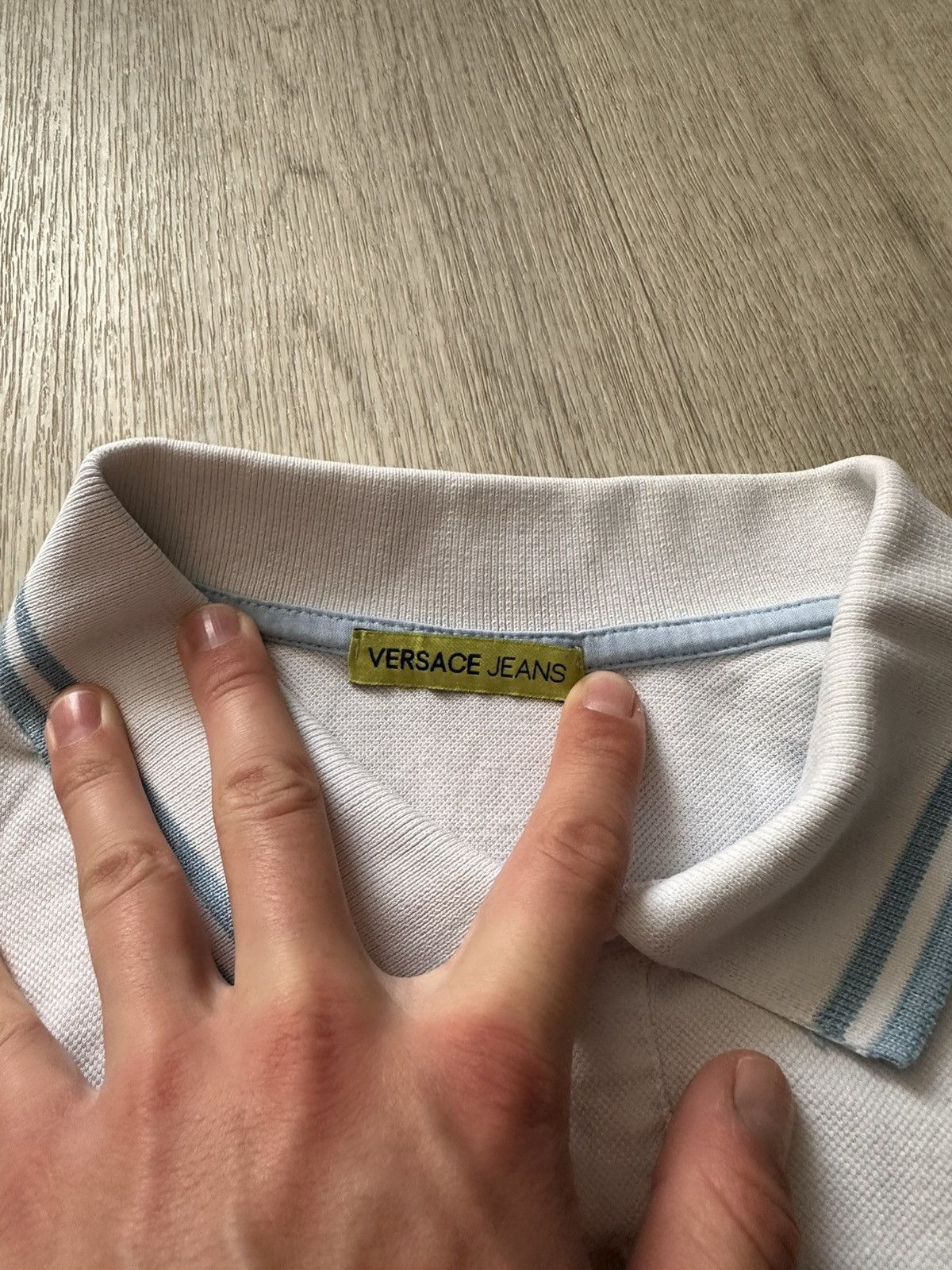 Vintage Versace Jeans Polo Tee Size US M / EU 48-50 / 2 - 4 Thumbnail