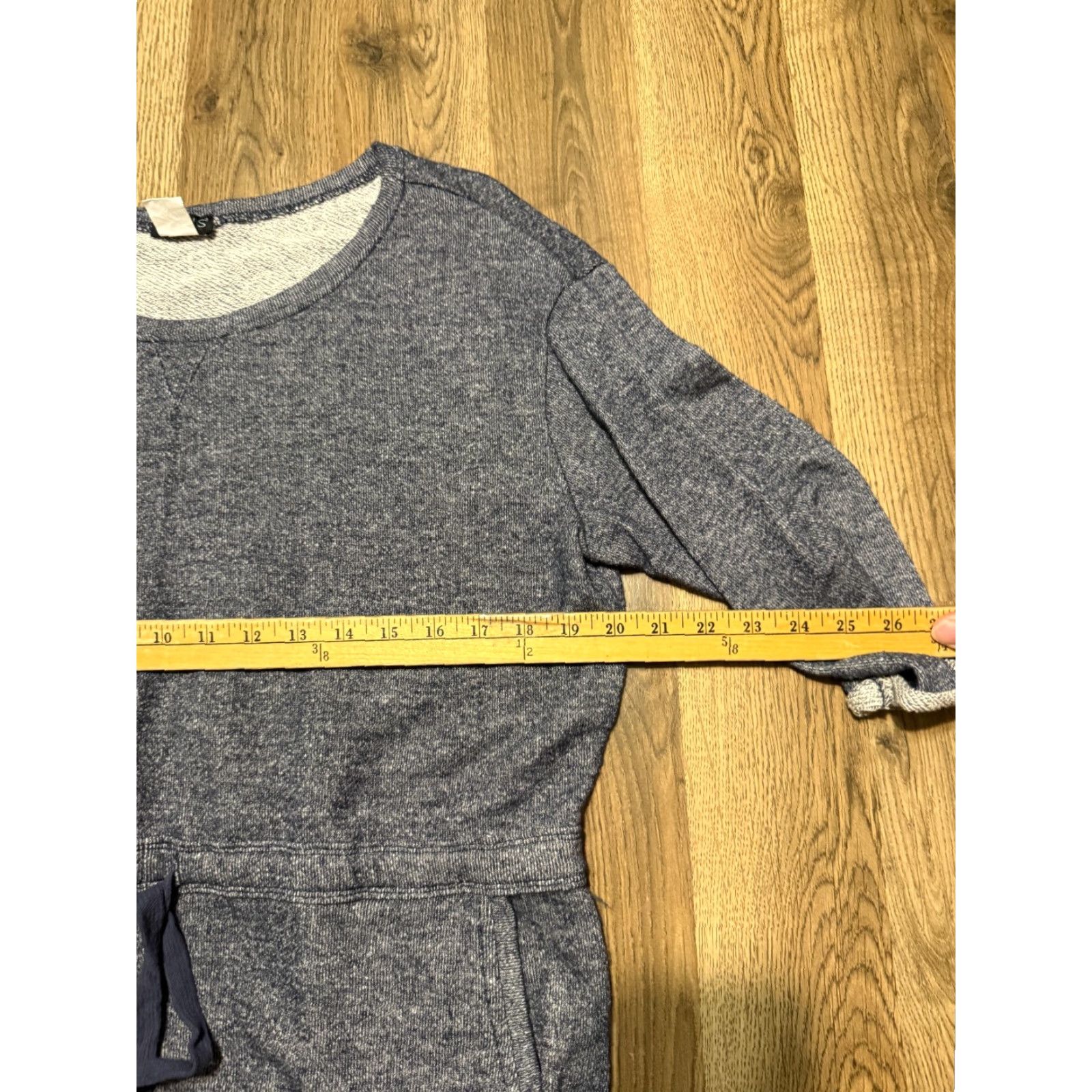 Venus Venus Dress Women Size L Blue Short Sleeve Dress Tie Waist, Knee Length, Solid, Shift, Casual, Regular, Dress, Women, 2020s? Size 36" / US 14 / IT 50 - 6 Thumbnail