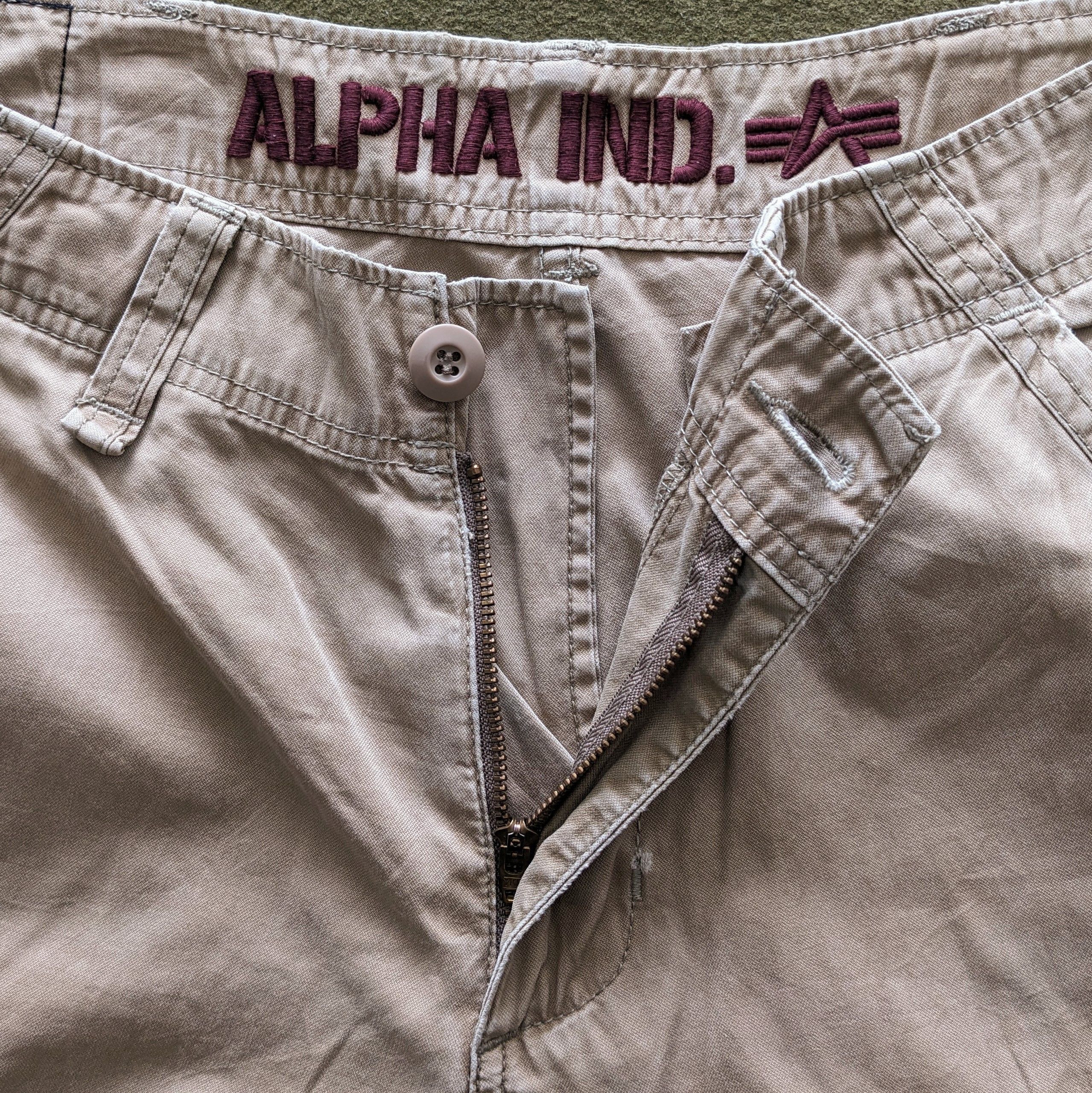 Alpha Industries Vintage ALPHA INDUSTRIES Cargo Pants Size US 31 - 4 Thumbnail