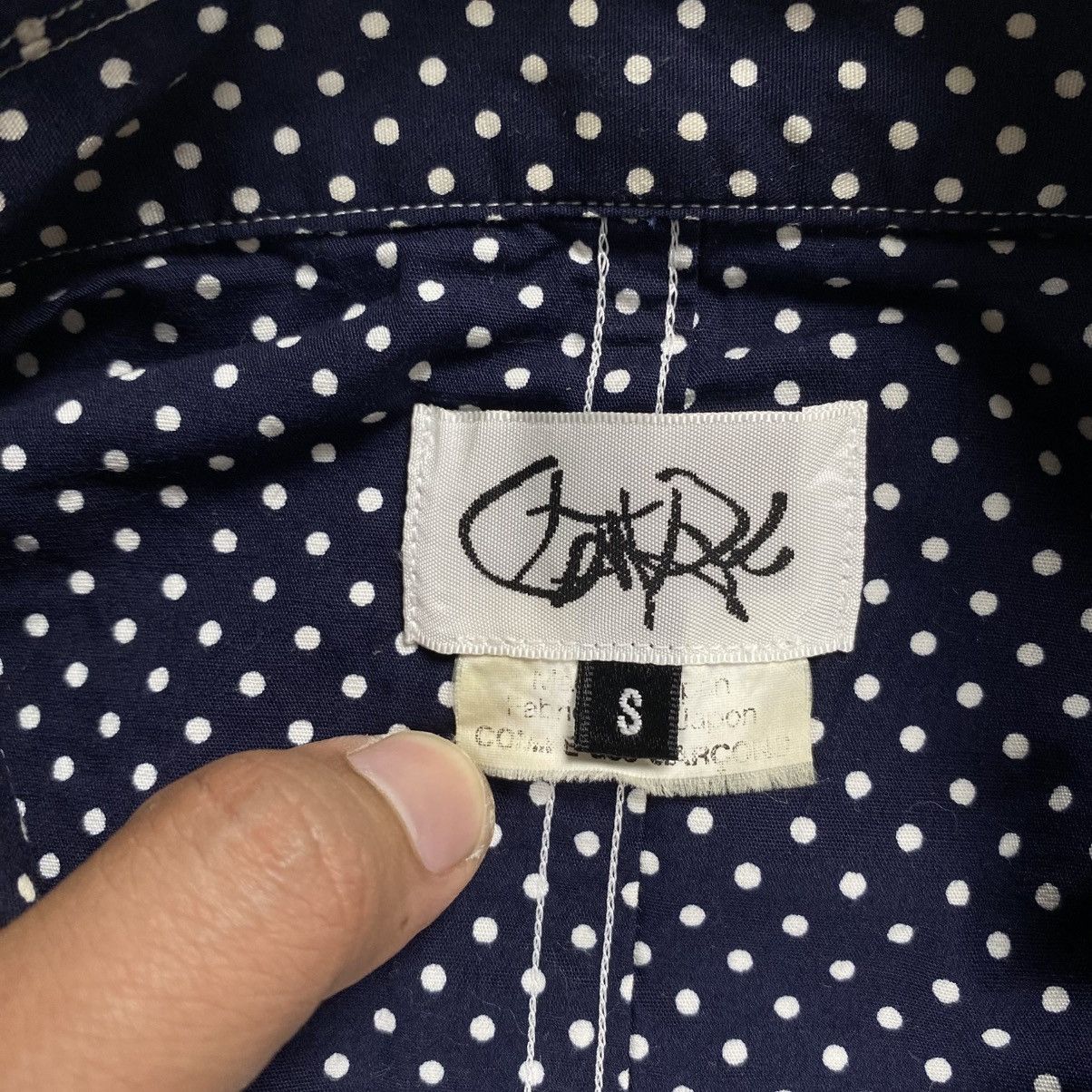 Comme des Garcons SS12 Ganryu Comme Des Garcons Deconstructed Polka Dot Jacket Size US S / EU 44-46 / 1 - 3 Thumbnail