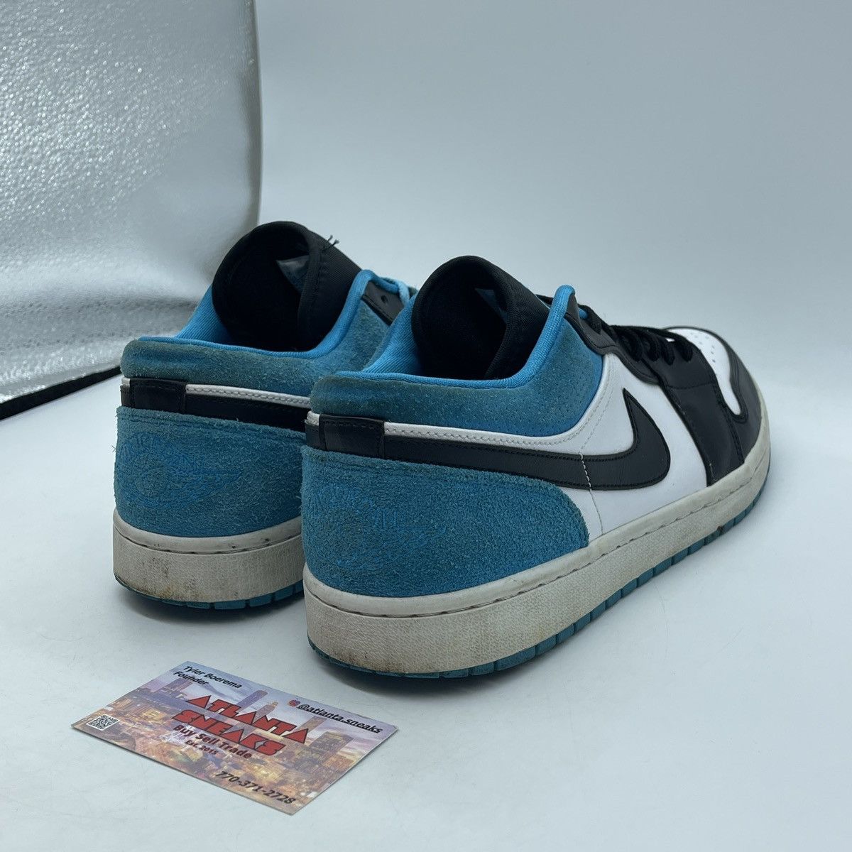 Jordan Brand Air Jordan 1 low laser blue Size US 11.5 / EU 44-45 - 5 Thumbnail
