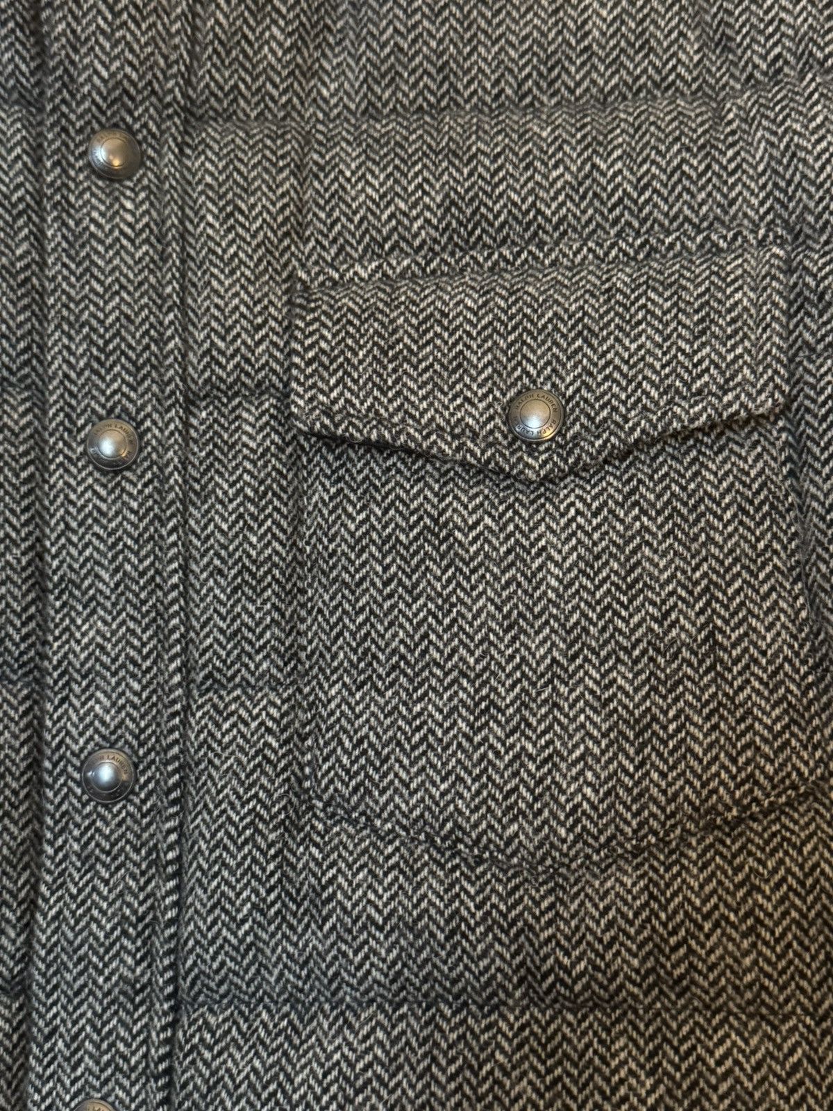 Polo Ralph Lauren Polo Ralph Lauren Tweed Herringbone Down Quilted Jacket XL Size US L / EU 52-54 / 3 - 12 Thumbnail