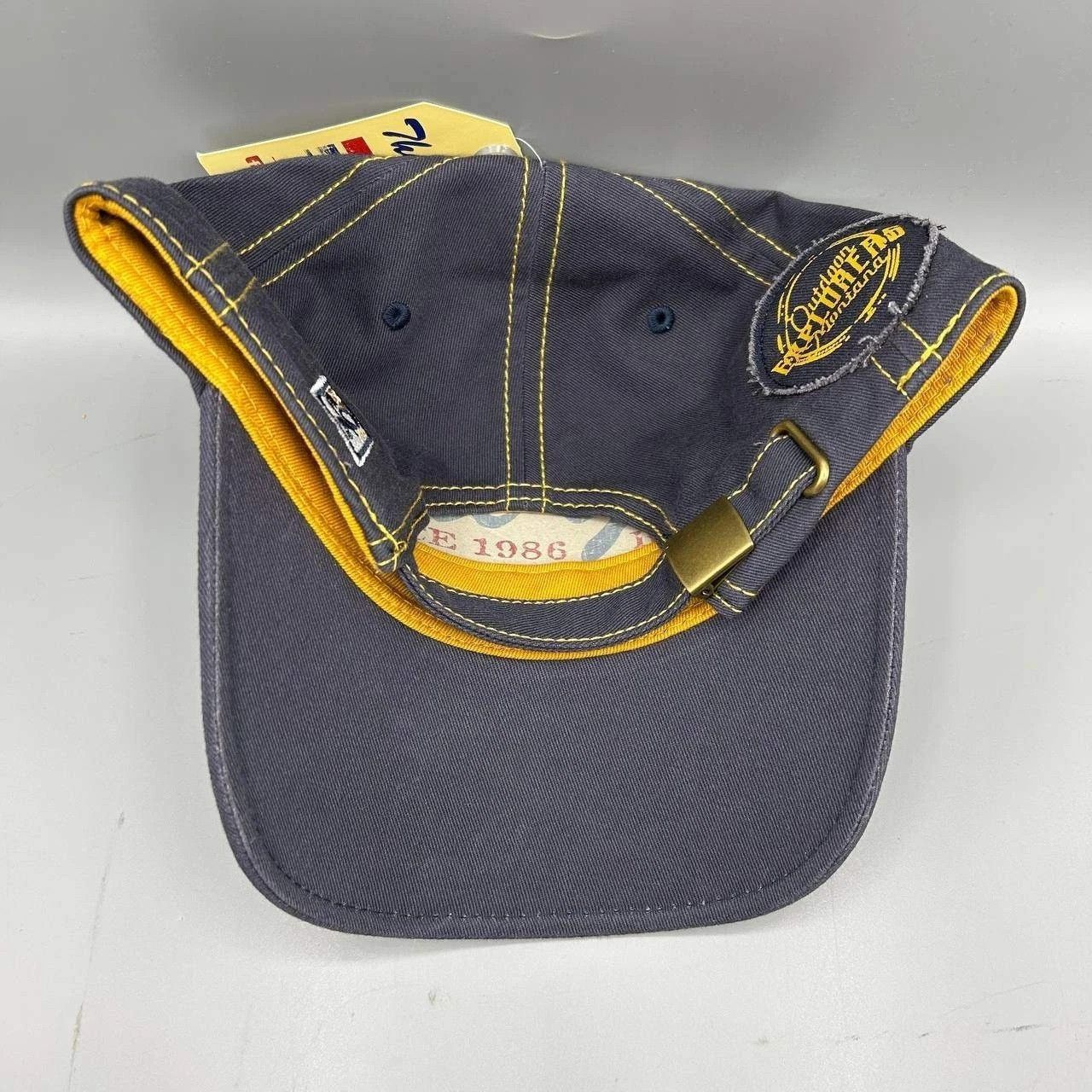 The Game Yellowstone National Park Hat Men Blue Strap Back Cotton Size ONE SIZE - 4 Thumbnail