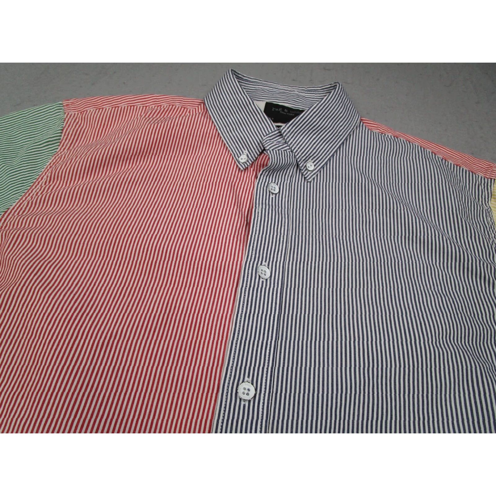 Rag & Bone RAG & BONE Men's Medium Multicolor Striped Long Sleeve Button-Up Shirt Slim Fit Casual Size US M / EU 48-50 / 2 - 2 Thumbnail