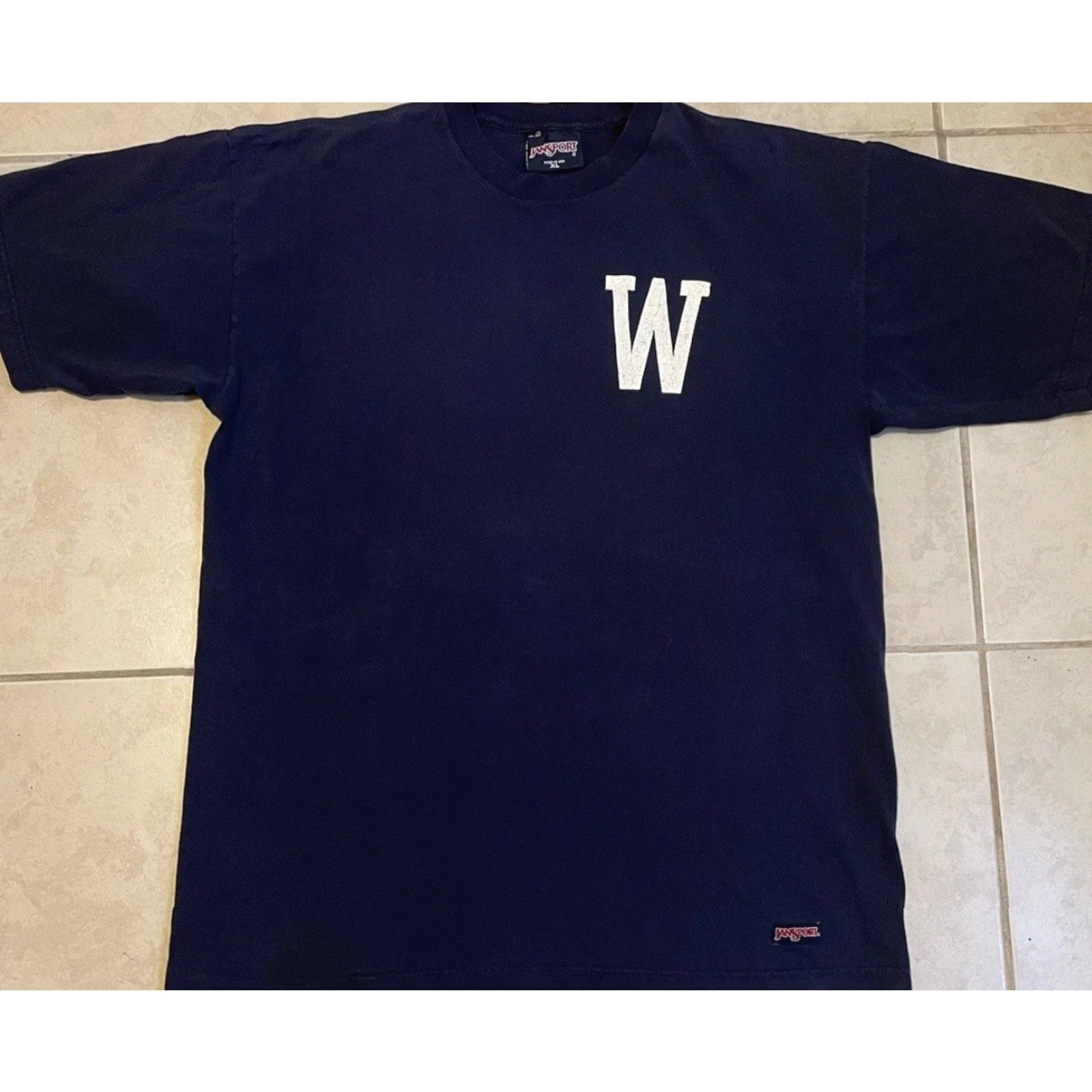 Vintage VINTAGE 90s Westmont College Faded Shirt XL USA California College Grunge USA Men Blue Short Sleeve T-Shirt Size US XL / EU 56 / 4 - 2 Thumbnail