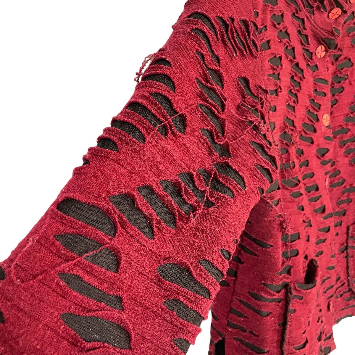 Designer Japanese Bondage Ripped Jacket Size M / US 6-8 / IT 42-44 - 7 Thumbnail