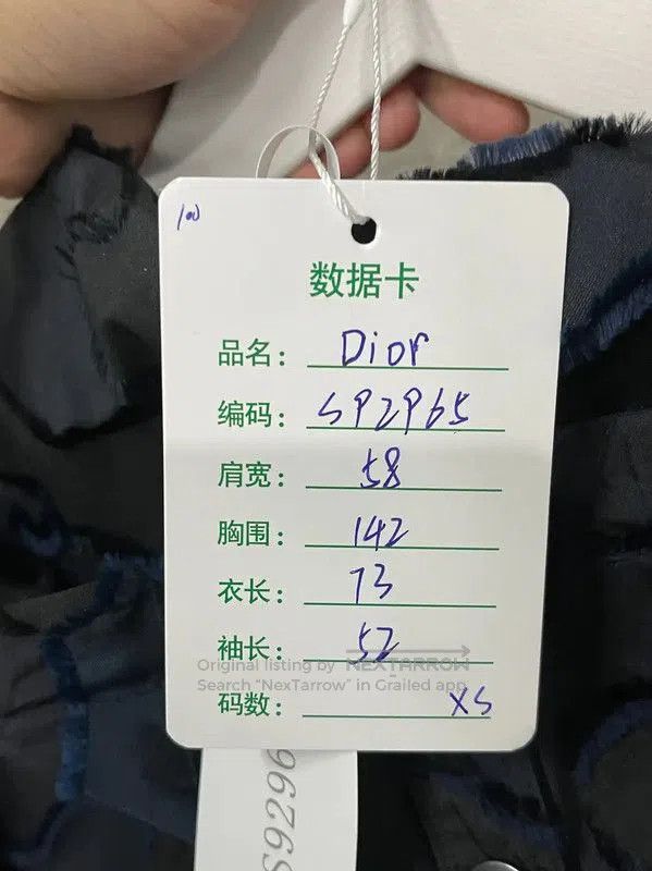 Dior Dior Blue Cotton Long Sleeve Sweatshirt . Size XS / US 0-2 / IT 36-38 - 9 Thumbnail