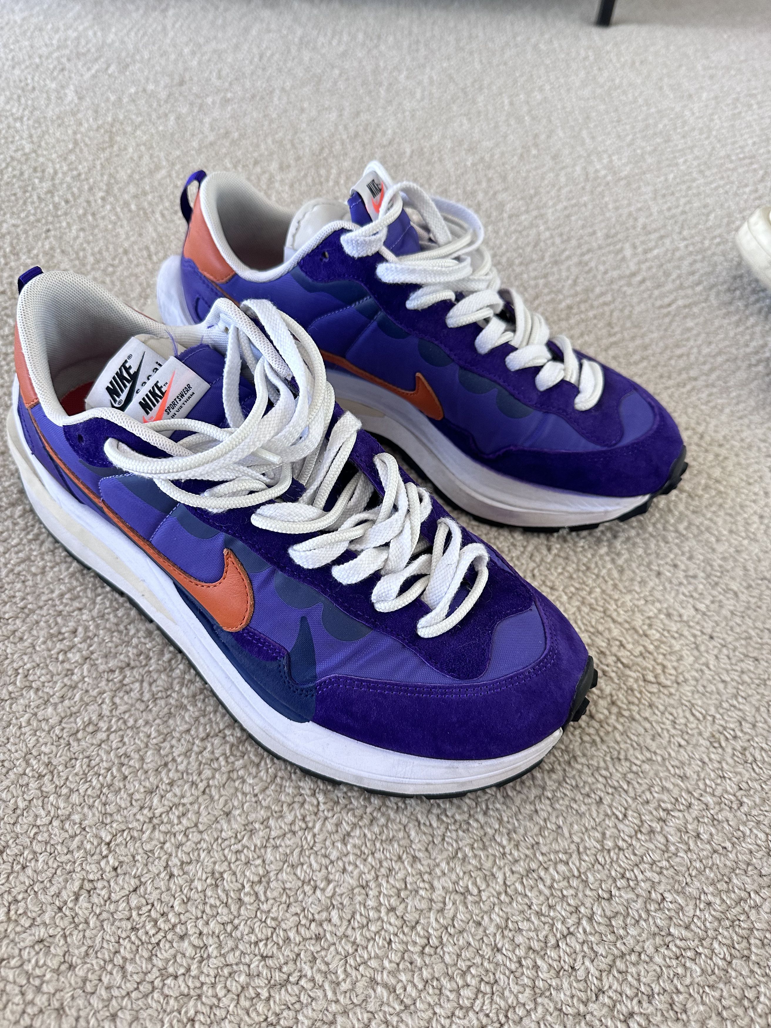 Nike × Sacai Nike Sacai Purple Sneaker Size US 10 / EU 43 - 1 Thumbnail