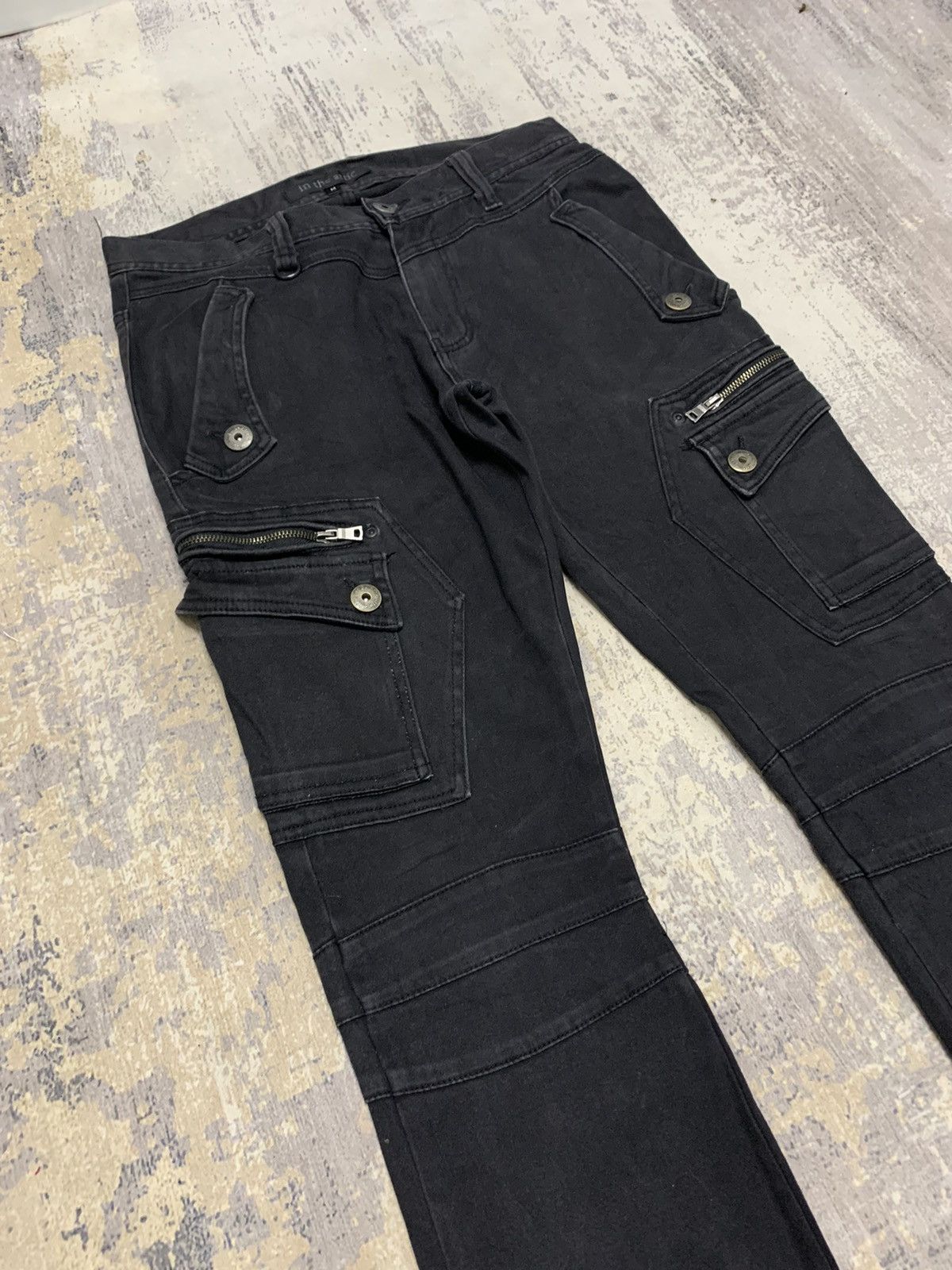 In The Attic In The Attic Avant Garde Gimmick Cargo Pants Cyberpunk Size US 31 - 2 Thumbnail
