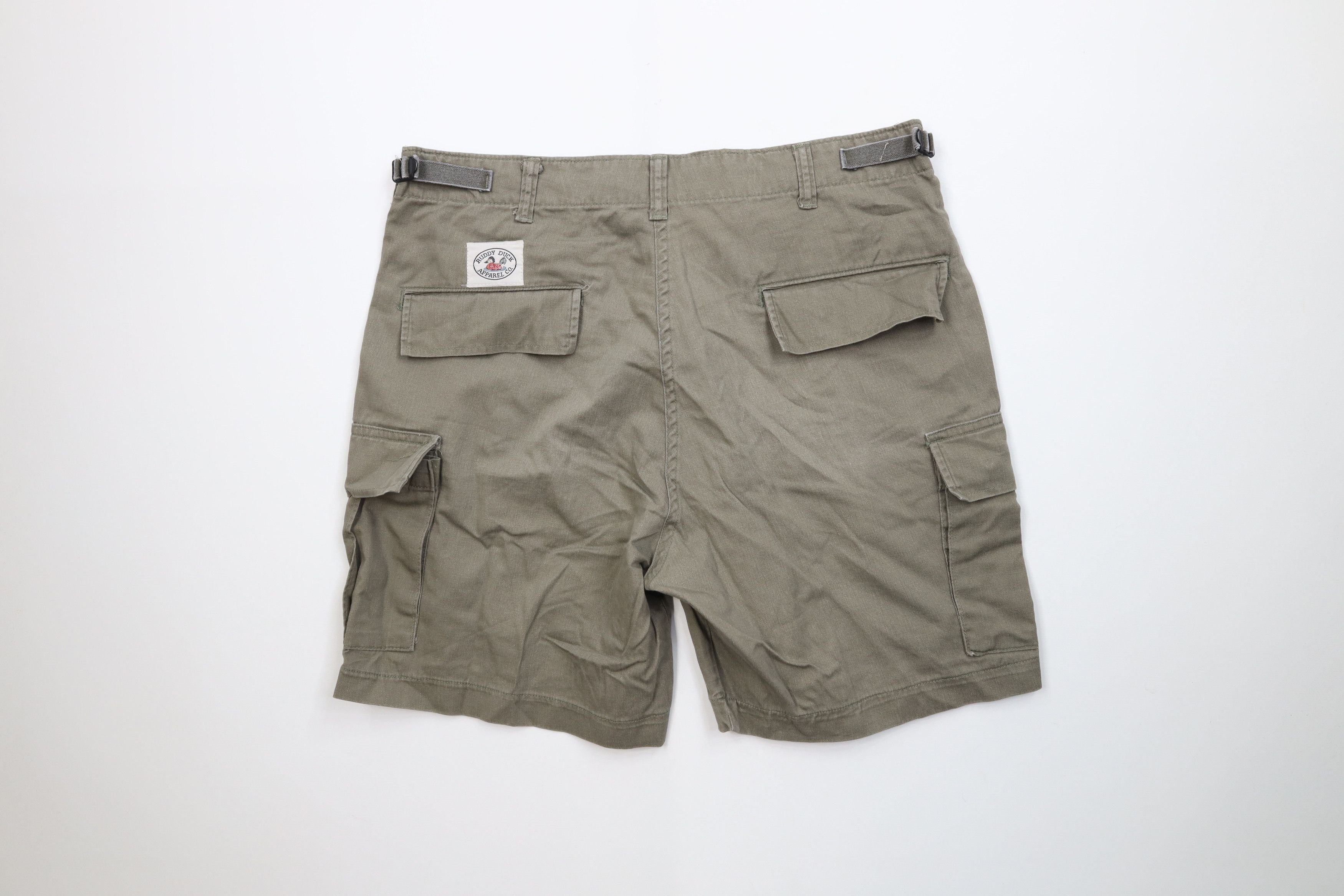 Vintage Vintage 90s Streetwear Knee Military Style Cargo Shorts USA Size US 36 / EU 52 - 8 Thumbnail