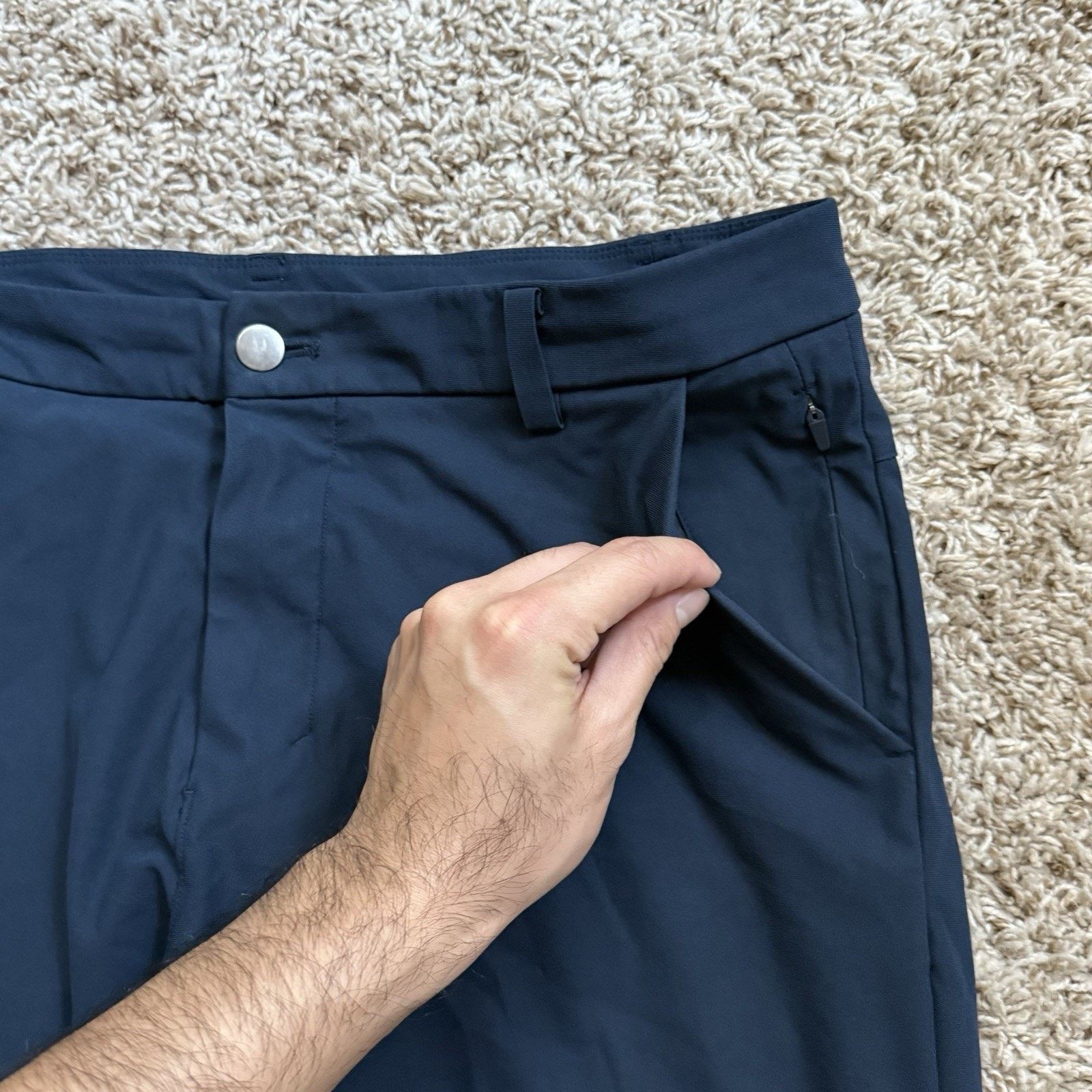 Lululemon LuluLemon ABC Pants Dark Navy Blue Performance Athletic 32 Size US 32 / EU 48 - 6 Thumbnail