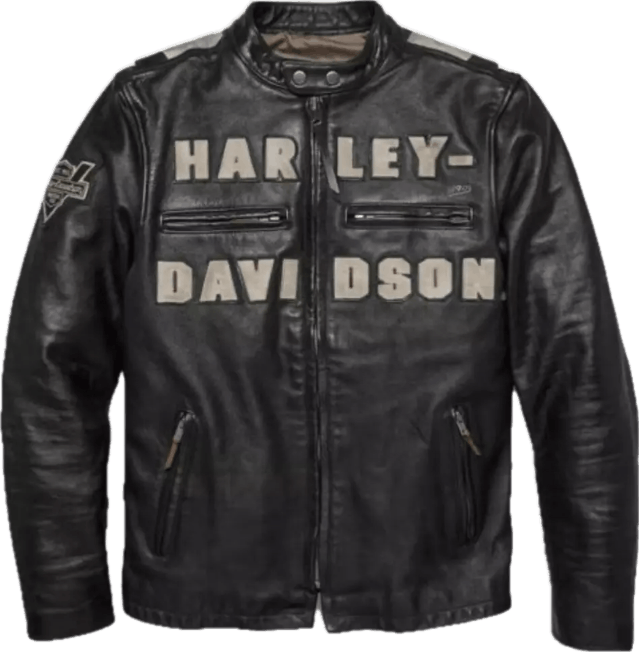 Harley Davidson Harley Davidson Men's Leather Jacket Size US XXS / EU 40 - 2 Thumbnail
