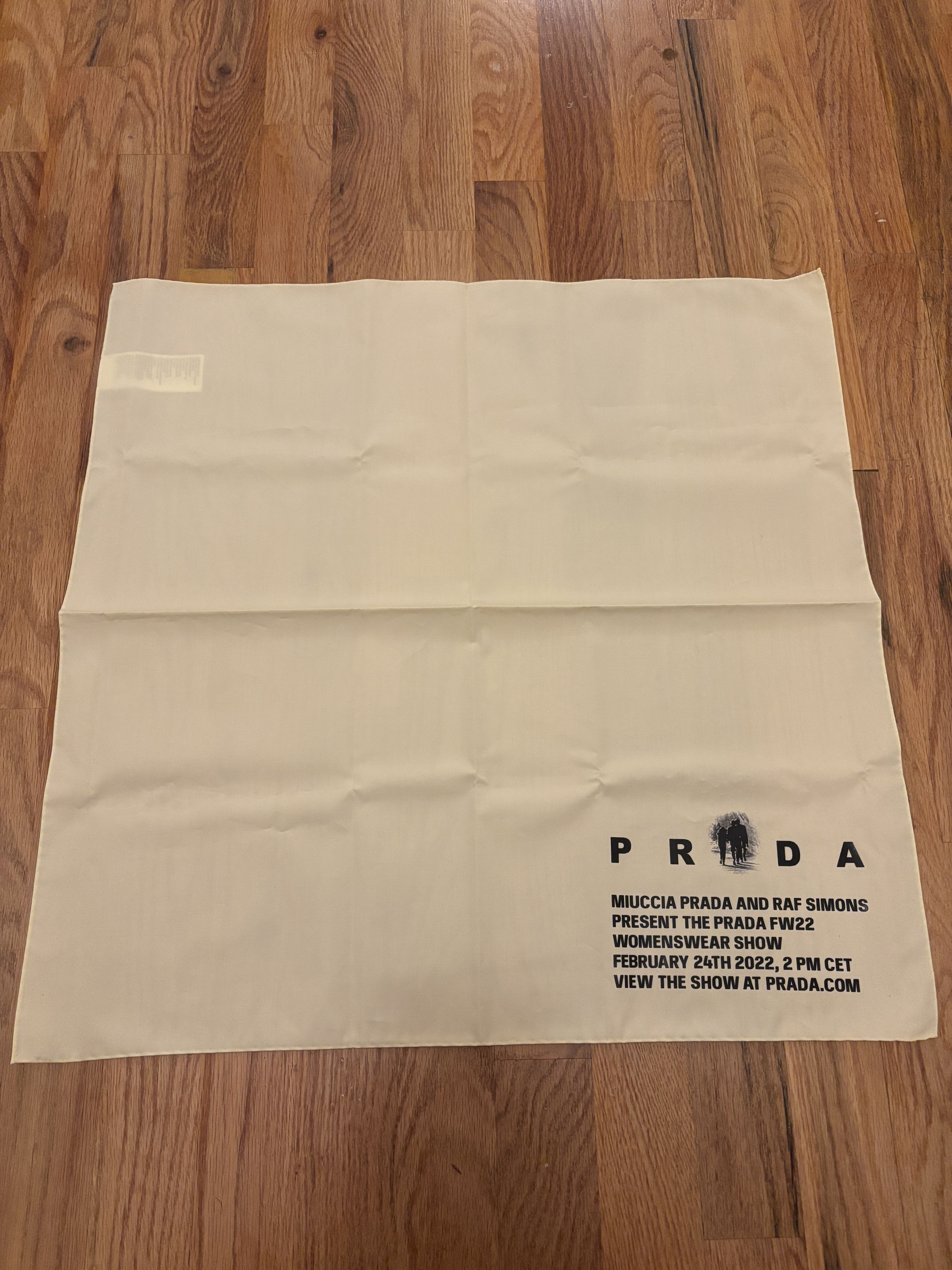 Prada Raf Simons Prada FW2022 Show Invitation Scarf Size ONE SIZE - 3 Thumbnail