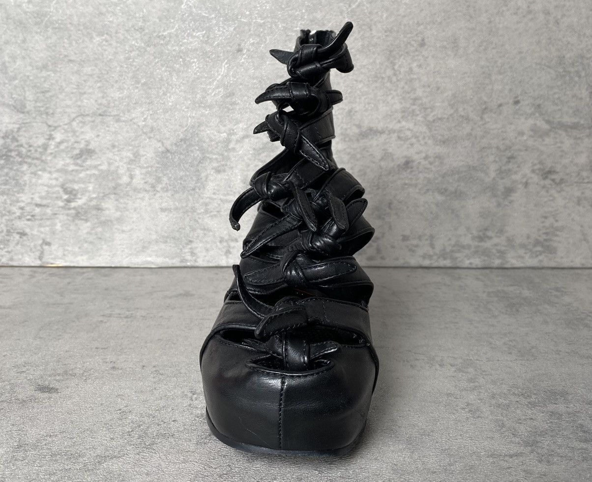 Rick Owens RICK OWENS - SS11 RHINO LEATHER WEDGES Size US 5 / IT 35 - 2 Thumbnail
