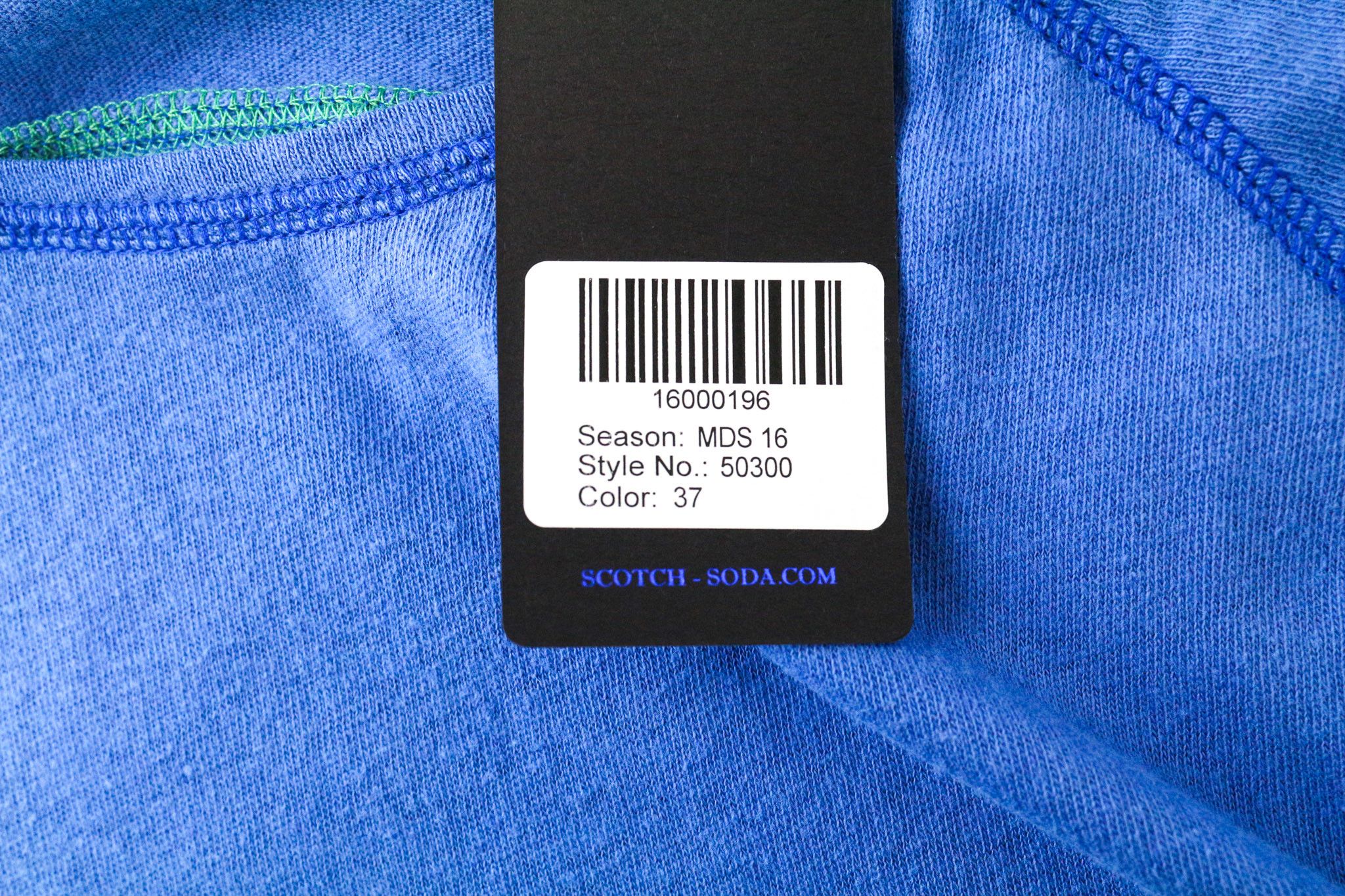 Scotch & Soda AMS BLAUW S/M Blue Pocket 3/4 Sleeve T-Shirt 74479 Size US S / EU 44-46 / 1 - 5 Thumbnail