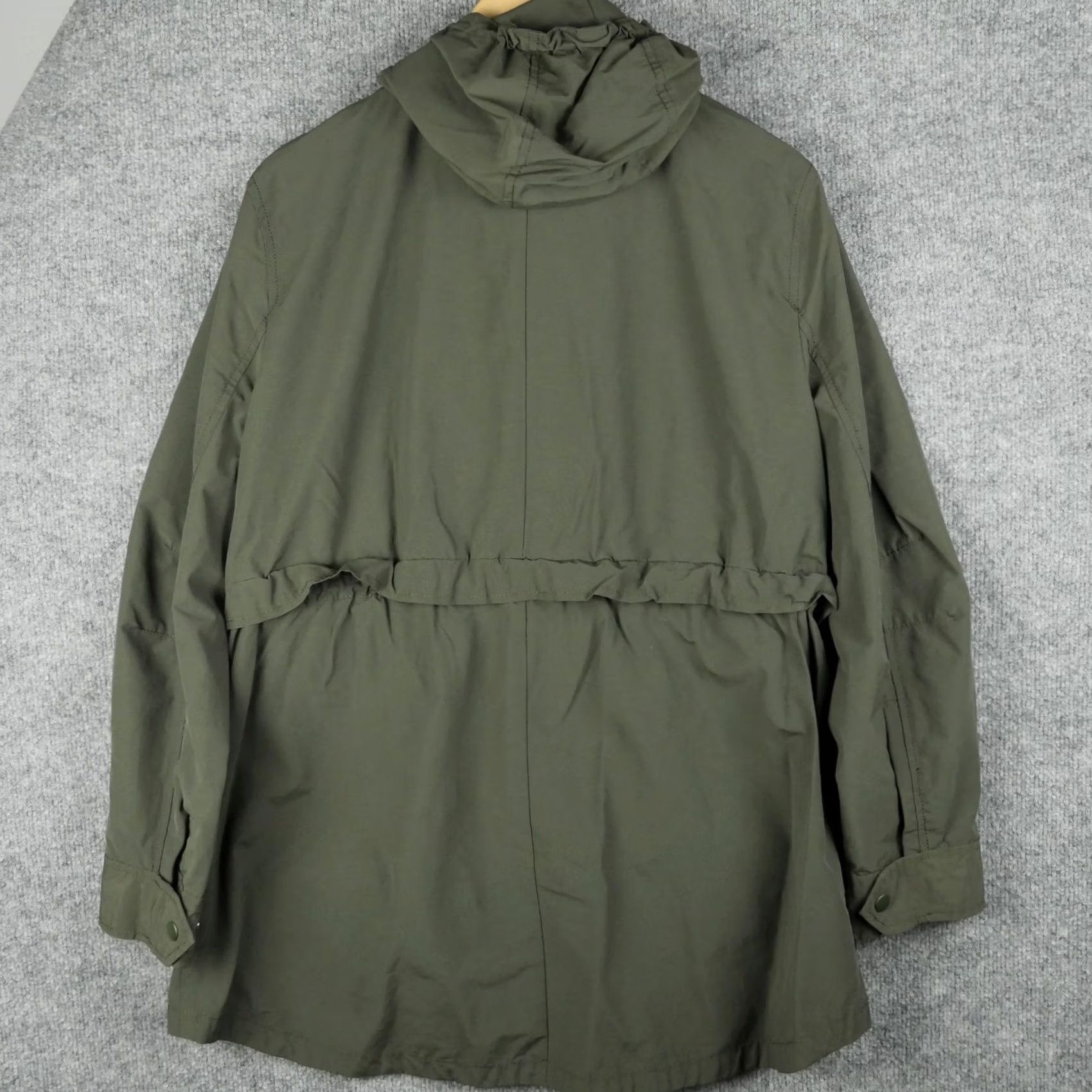J.Crew J.Crew Utility Parka Jacket Womens Medium Green Hooded Pockets Zipper Drawstring Mid-Length Size M / US 6-8 / IT 42-44 - 6 Thumbnail