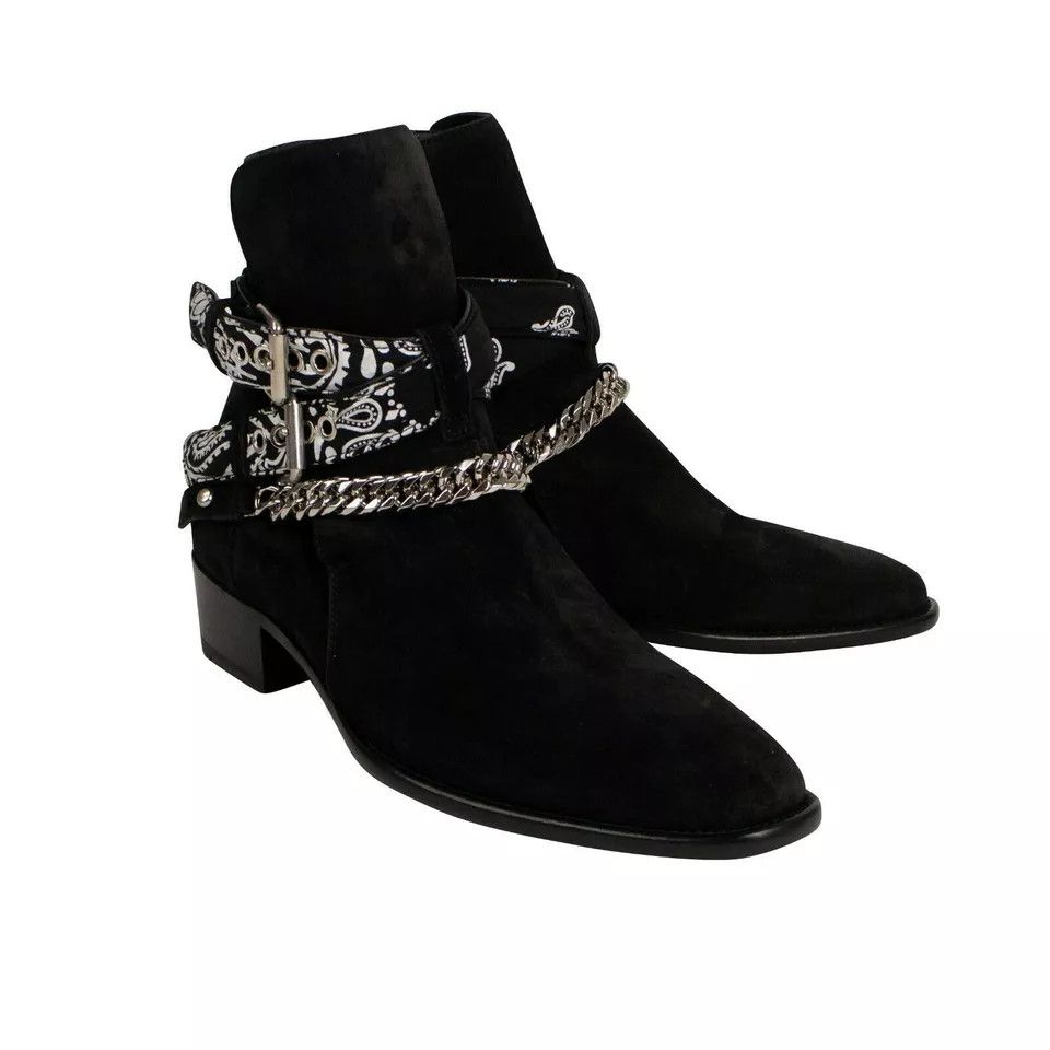 Amiri o1y0425 Ankle Boots in Black Size US 5 / IT 35 - 2 Thumbnail