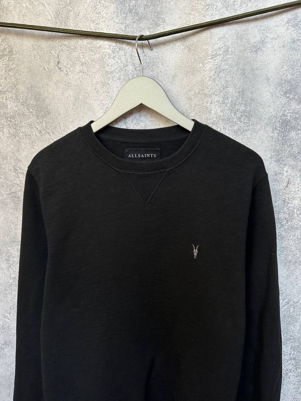 Allsaints ALLSAINTS Wilde Crew Black Sweatshirt LS Oversized Jumper Size US S / EU 44-46 / 1 - 5 Thumbnail