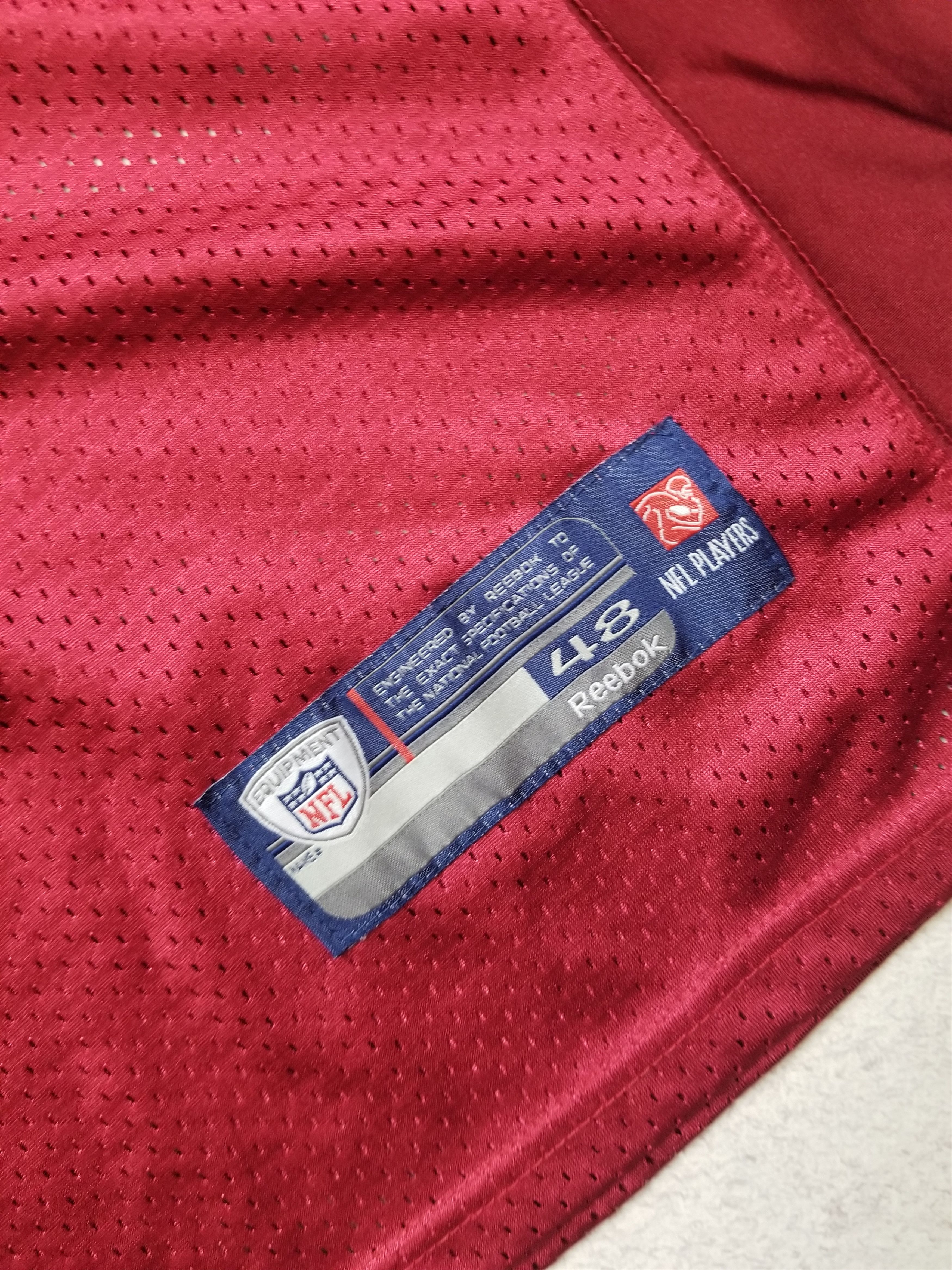 Reebok On Field Red Tampa Bay Buccaneers Josh Freeman #5 Jersey Size US M / EU 48-50 / 2 - 19 Thumbnail